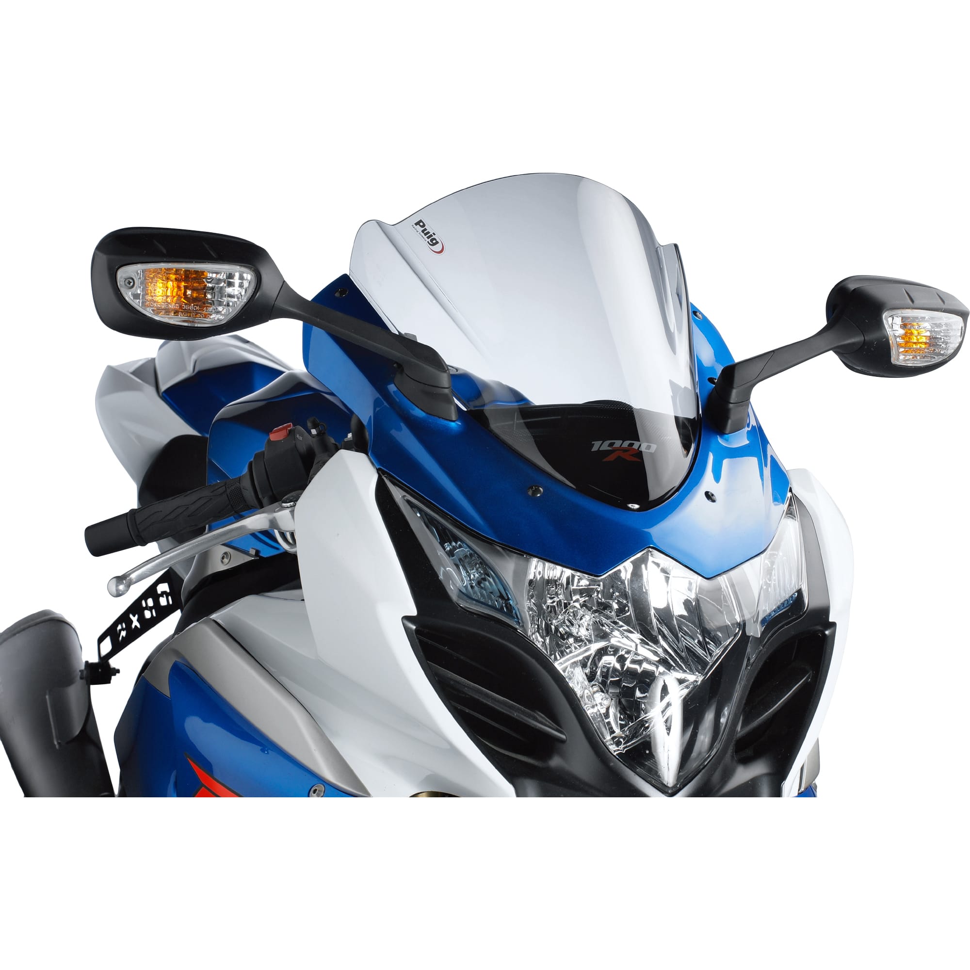 Puig Verkleidungsscheibe Z-Racer getönt für GSX-R 1000 2009-2016 - Motorradteile & Ersatzteile - Anbauteile