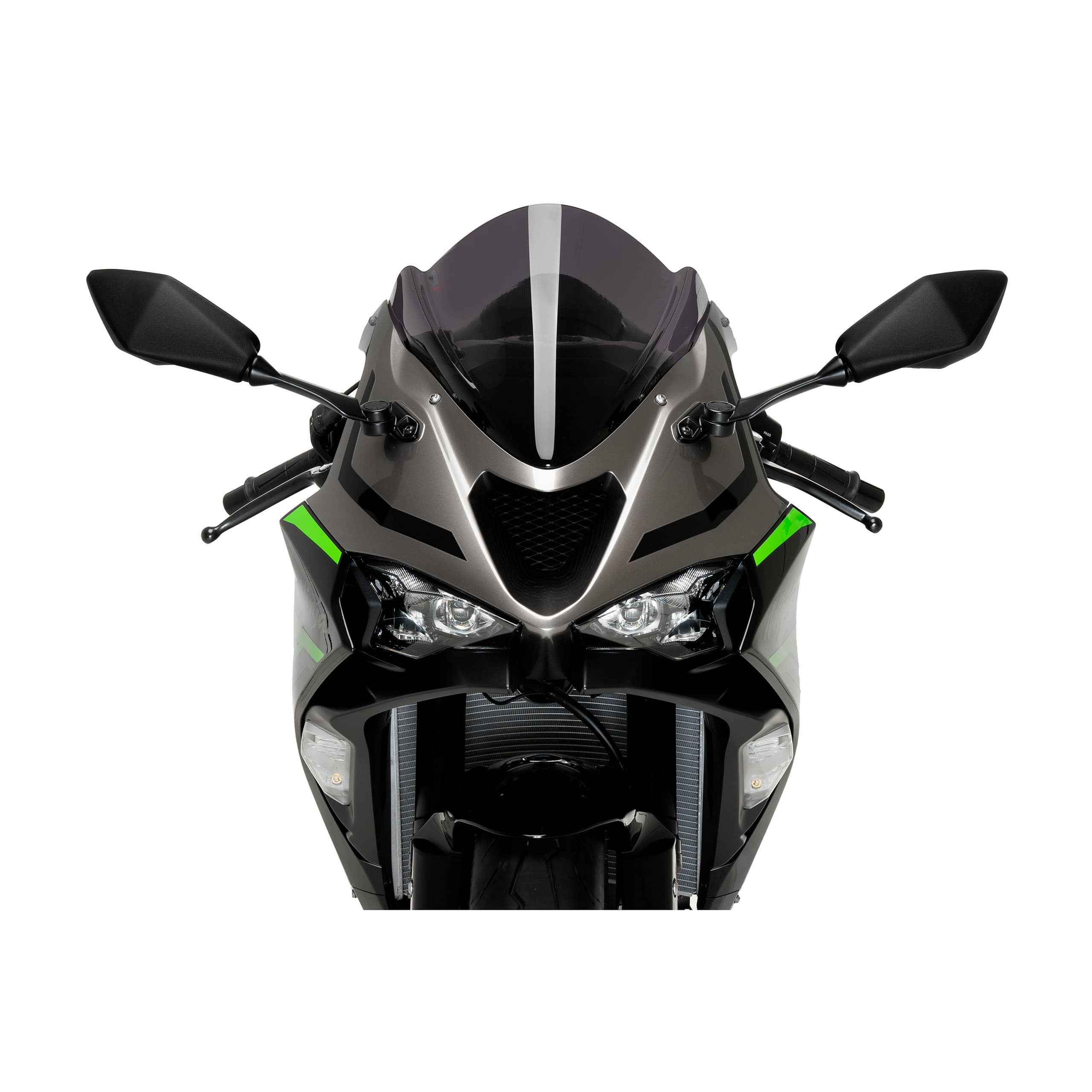 Puig Verkleidungsscheibe Z-Racer stark getönt für ZX-6 R 2024- - Motorradteile & Ersatzteile - Anbauteile