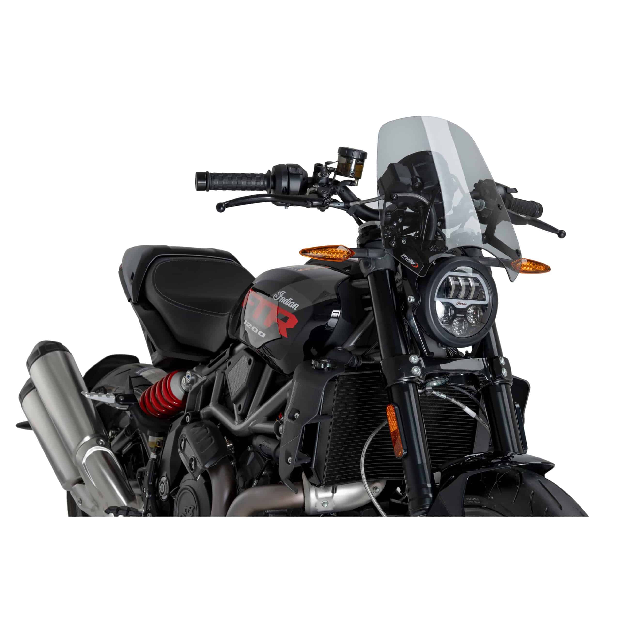 Puig Windschutzscheibe NG Sport getönt für Indian FTR 1200 - Motorradteile & Ersatzteile - Anbauteile