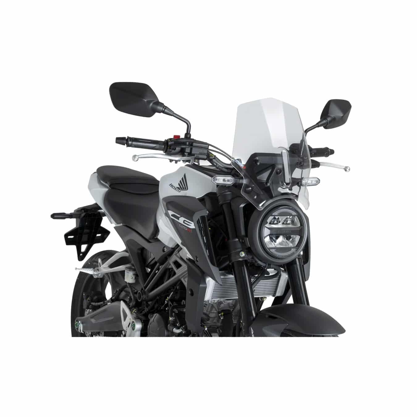 Puig Windschutzscheibe NG Sport klar für Honda CB 125/300 R 2024- - Motorradteile & Ersatzteile - Anbauteile