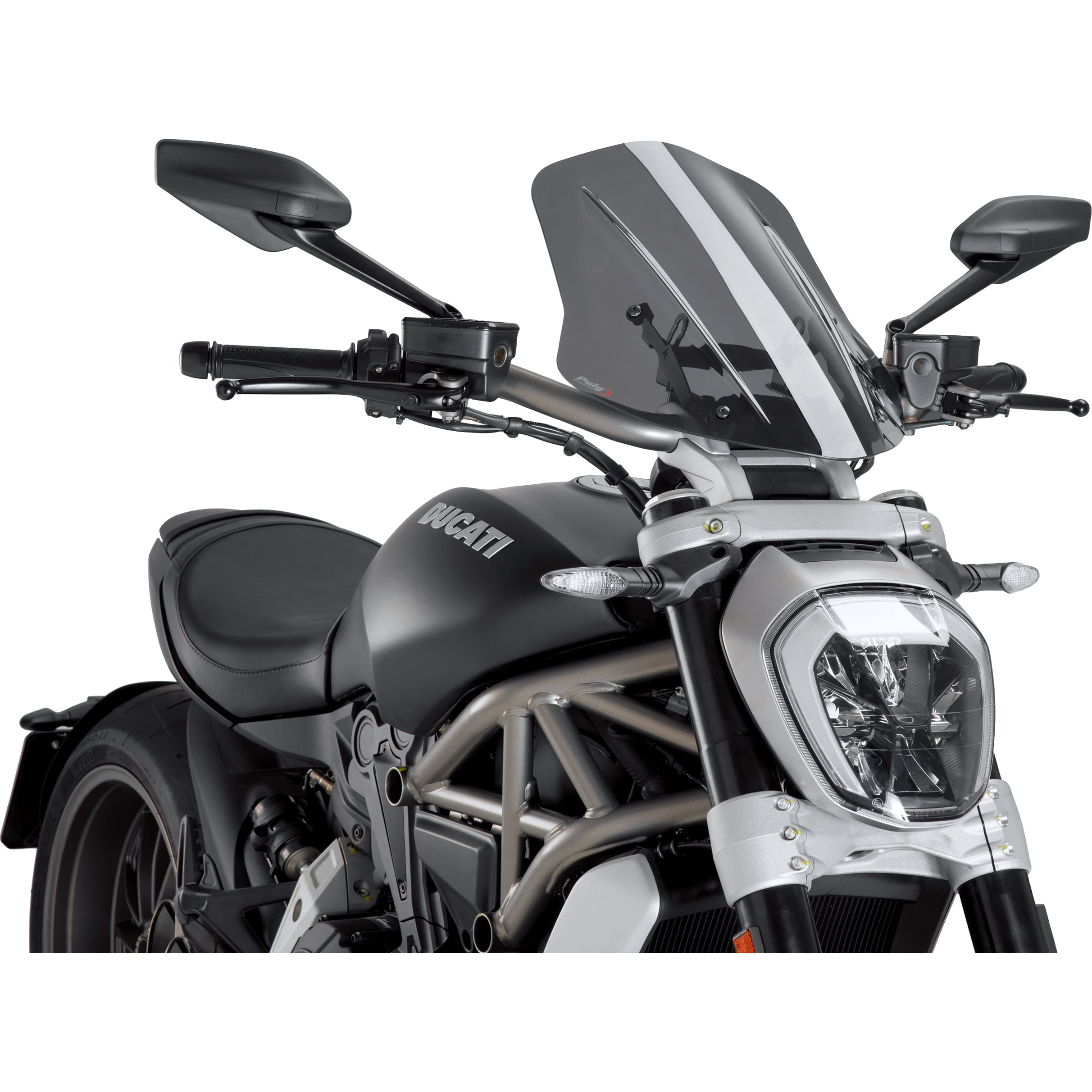 Puig Windschutzscheibe NG Sport klar für Husqvarna Svartpilen 801 - Motorradteile & Ersatzteile - Anbauteile