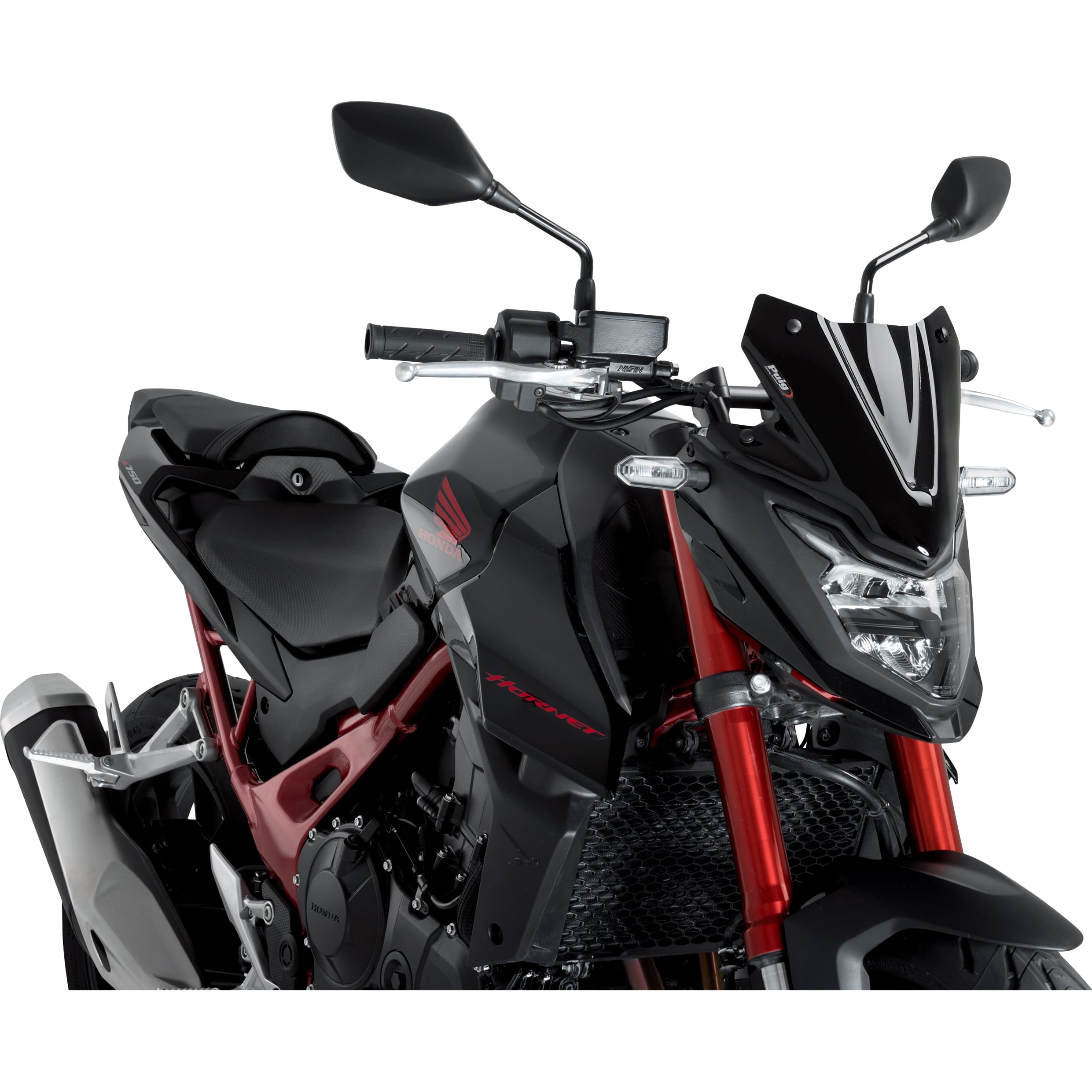 Puig Windschutzscheibe NG Sport schwarz für CB 750 Hornet 23-24 - Motorradteile & Ersatzteile - Anbauteile