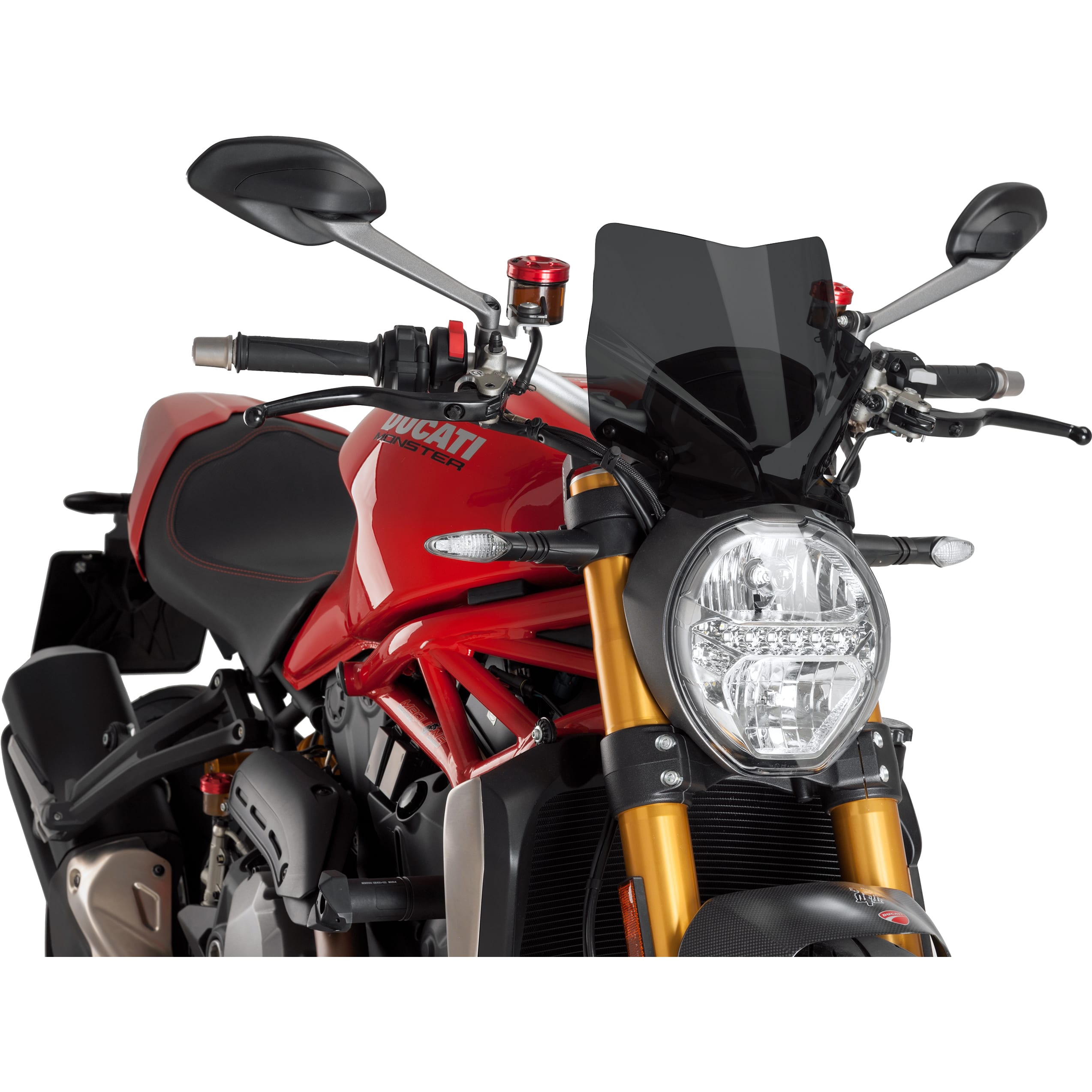 Puig Windschutzscheibe NG Sport stark getönt für Monster 797/821/ - Motorradteile & Ersatzteile - Anbauteile
