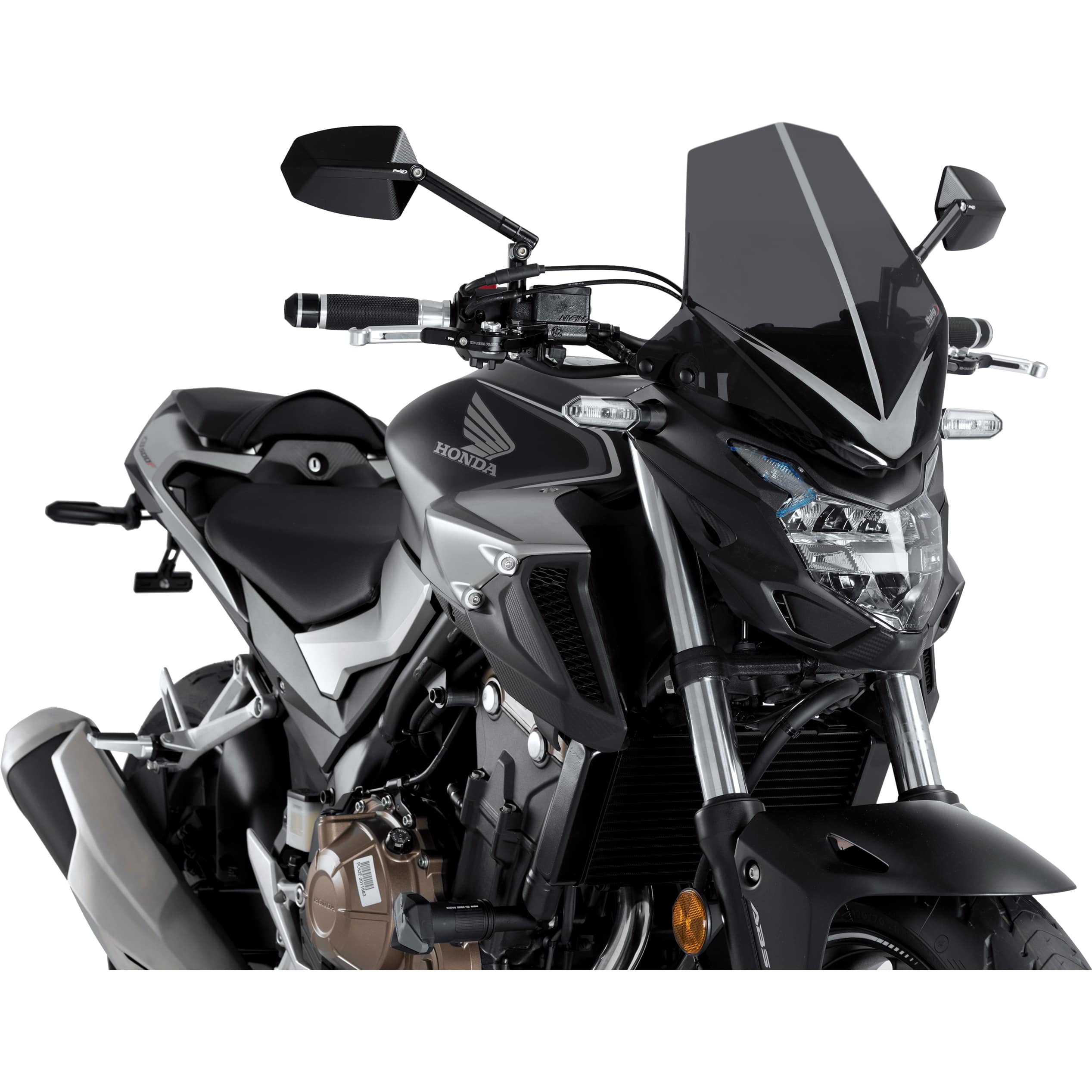 Puig Windschutzscheibe NG Touring stark getönt für CB 500 F 2016- - Motorradteile & Ersatzteile - Anbauteile