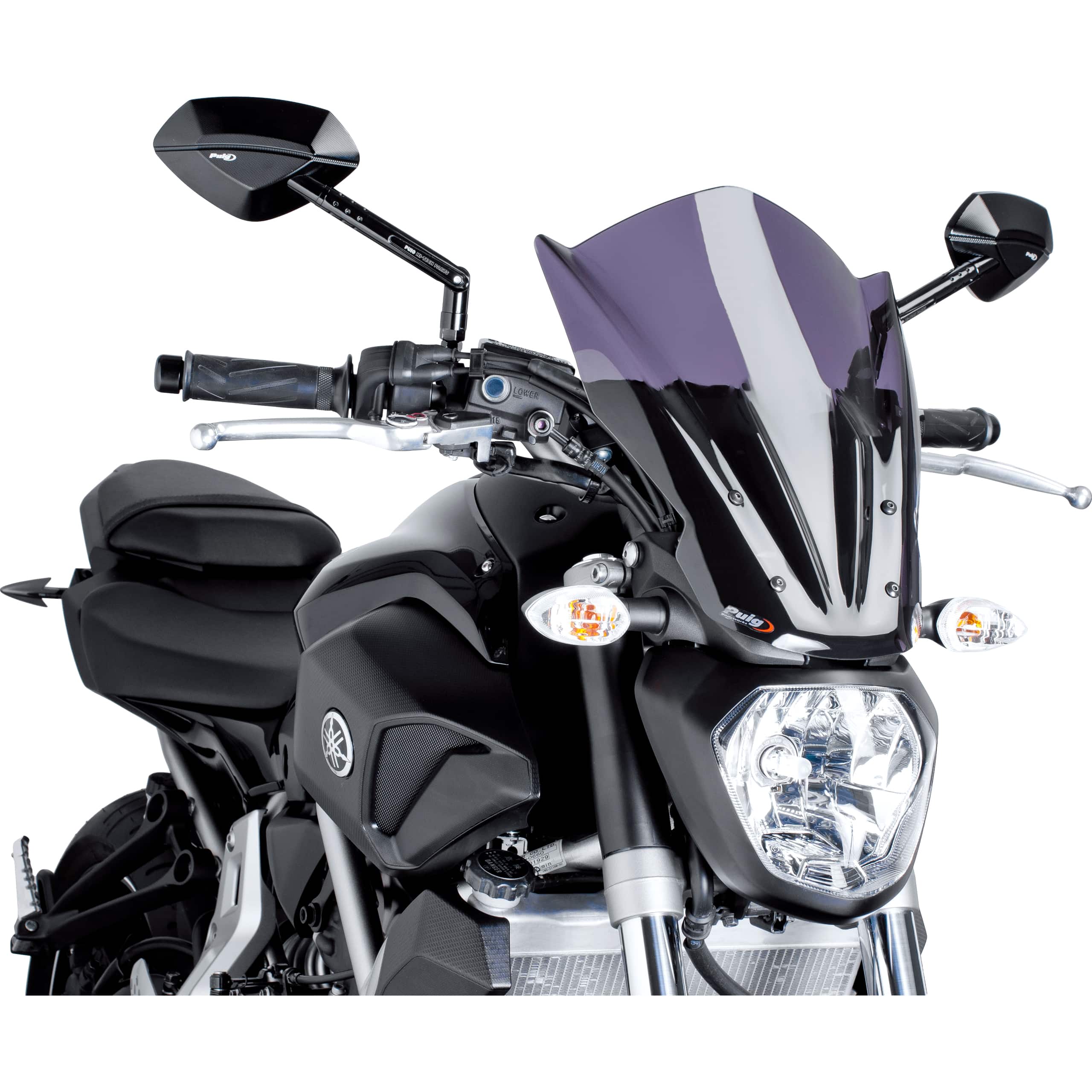Puig Windschutzscheibe NG Touring stark getönt für MT-07 14-17 - Motorradteile & Ersatzteile - Anbauteile