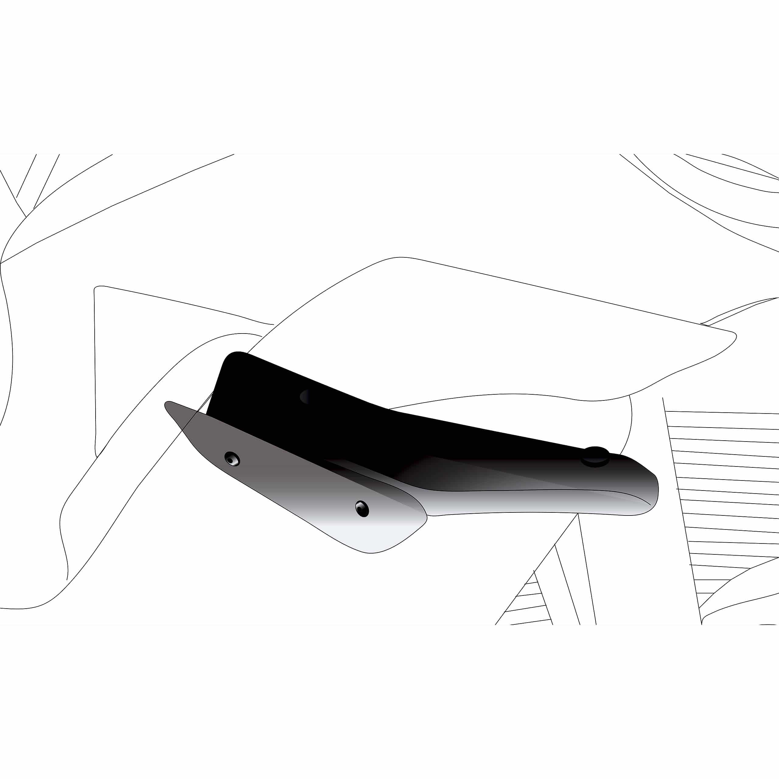 Puig Winglets Side rot für Kawasaki ZX-6 R 2018-2023 - Motorradteile & Ersatzteile - Verkleidungen & Abdeckungen