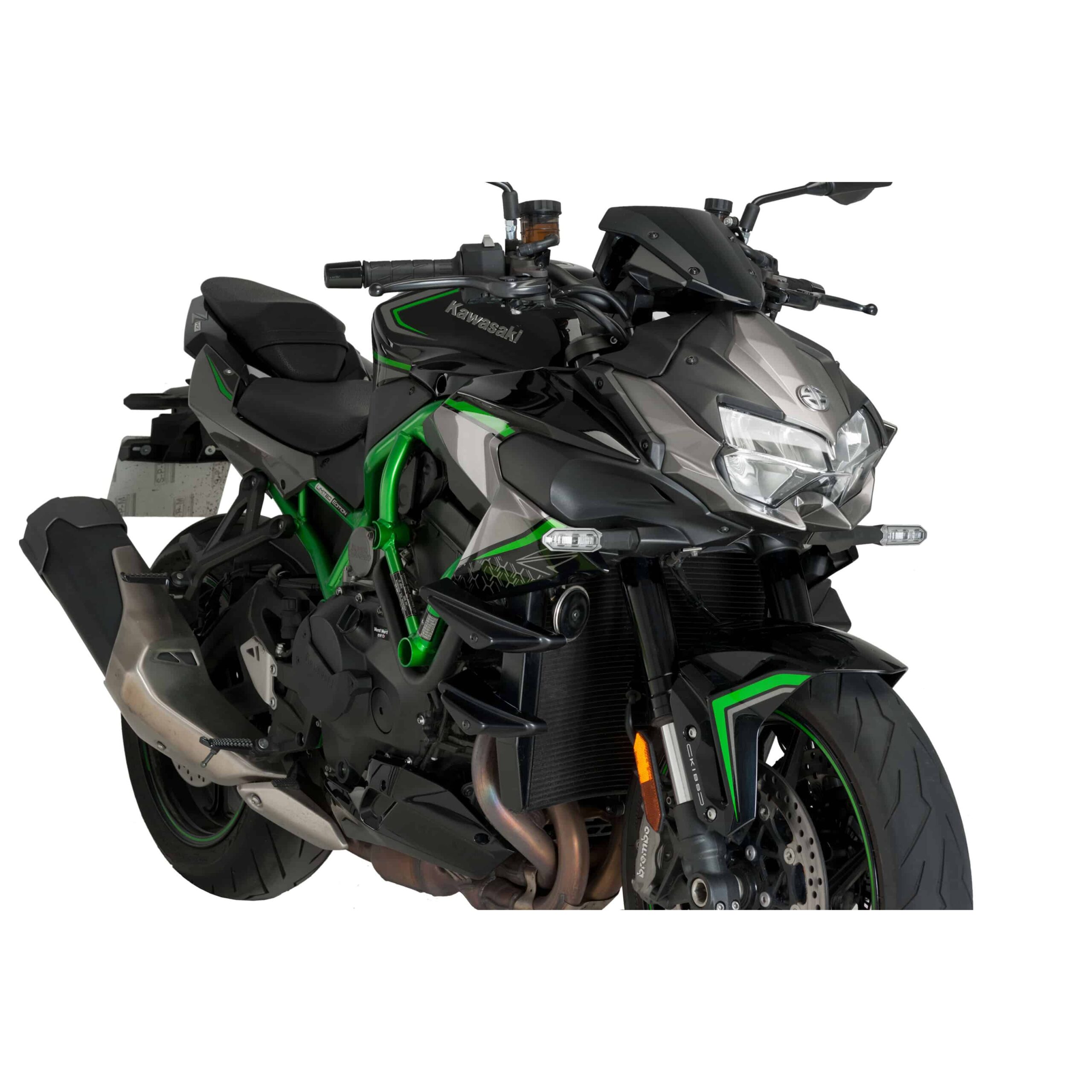 Puig Winglets Side schwarz für Kawasaki Z H2 2020-2022 - Motorradteile & Ersatzteile - Verkleidungen & Abdeckungen