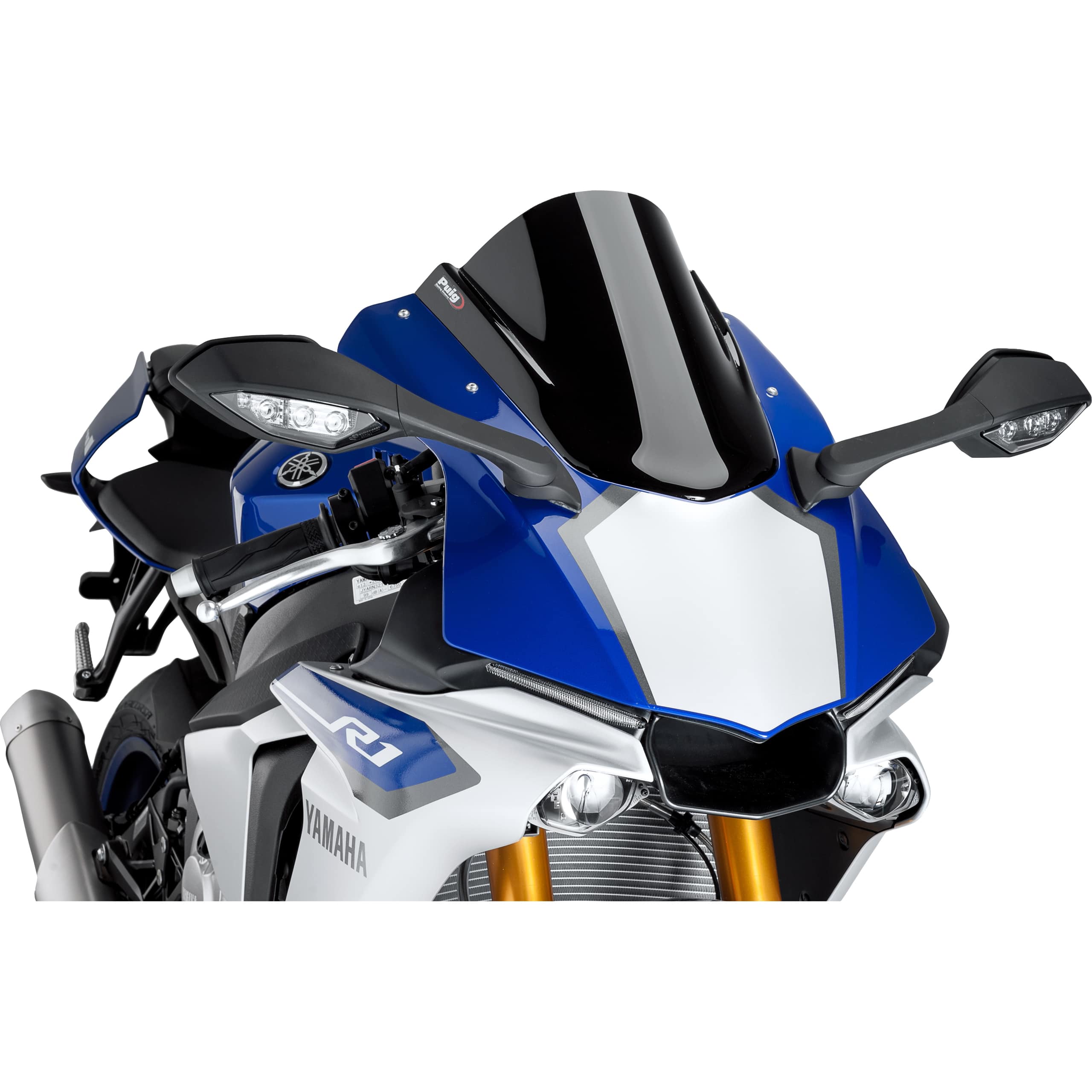 Puig Z-Racer Scheibe schwarz für Yamaha YZF R1 /M 2015-2019 - Motorradteile & Ersatzteile - Anbauteile