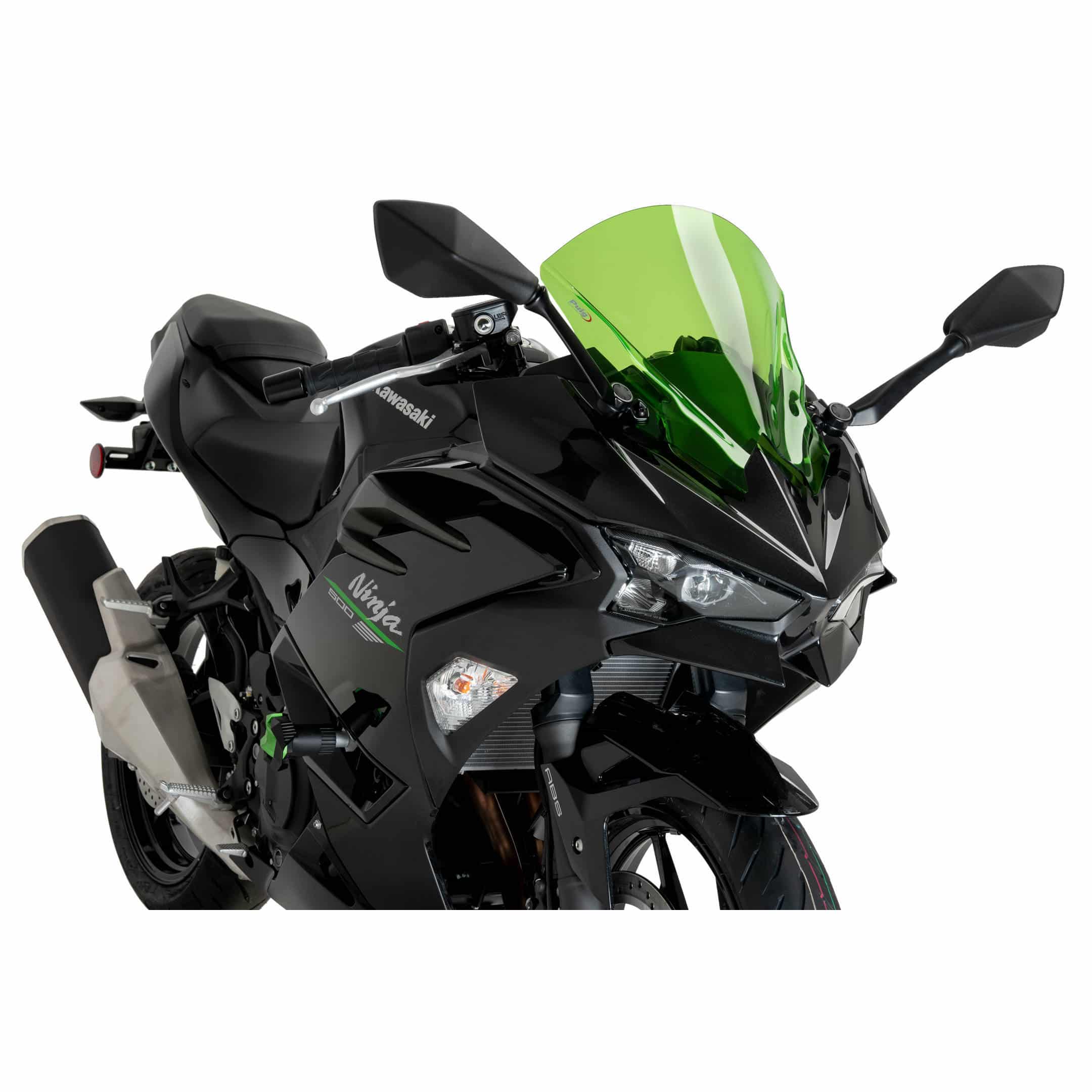 Puig Z-Racing Scheibe grün für Kawasaki Ninja 500 /SE - Motorradteile & Ersatzteile - Anbauteile