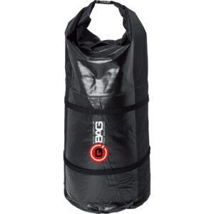QBag Gepäckrolle wasserdicht 01 bis zu 50 Liter Stauraum schwarz - Motorradzubehör - Motorradgepäck