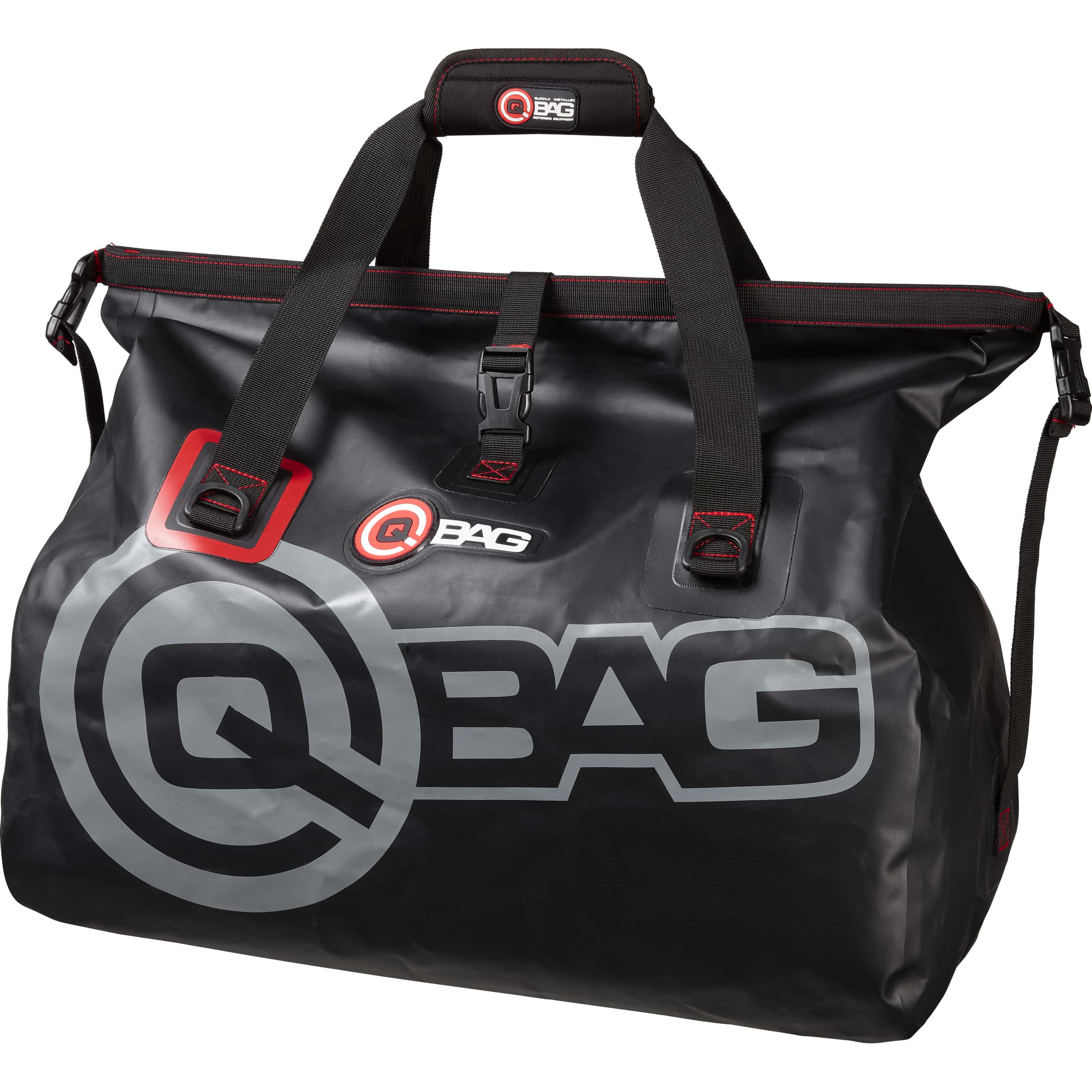 QBag Hecktasche/Gepäckrolle wasserdicht DuffelBag 50 schwarz/grau - Motorradzubehör - Motorradgepäck