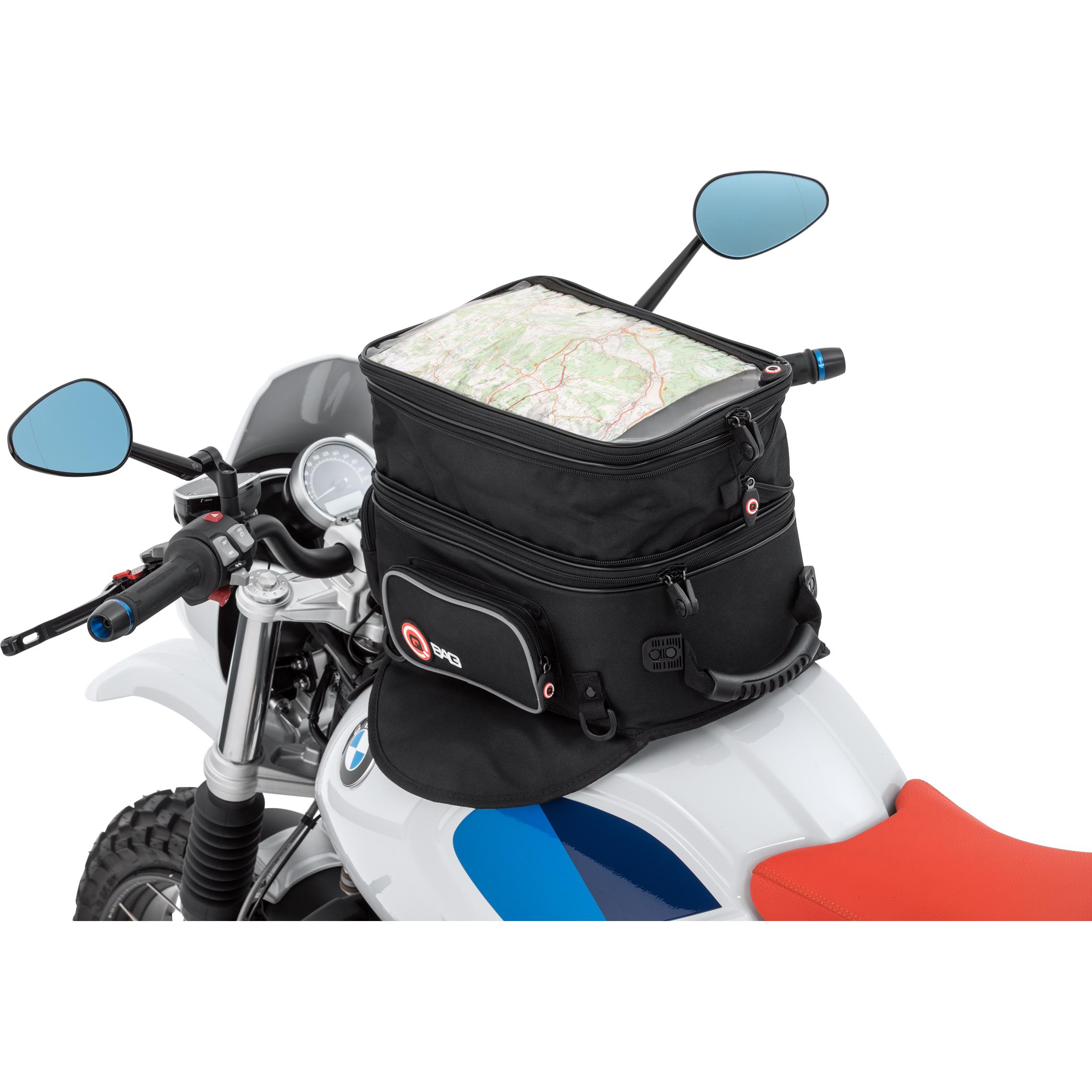 QBag Magnet/Riemen Tankrucksack ST01 20-27 Liter Stauraum - Motorradzubehör - Motorradgepäck