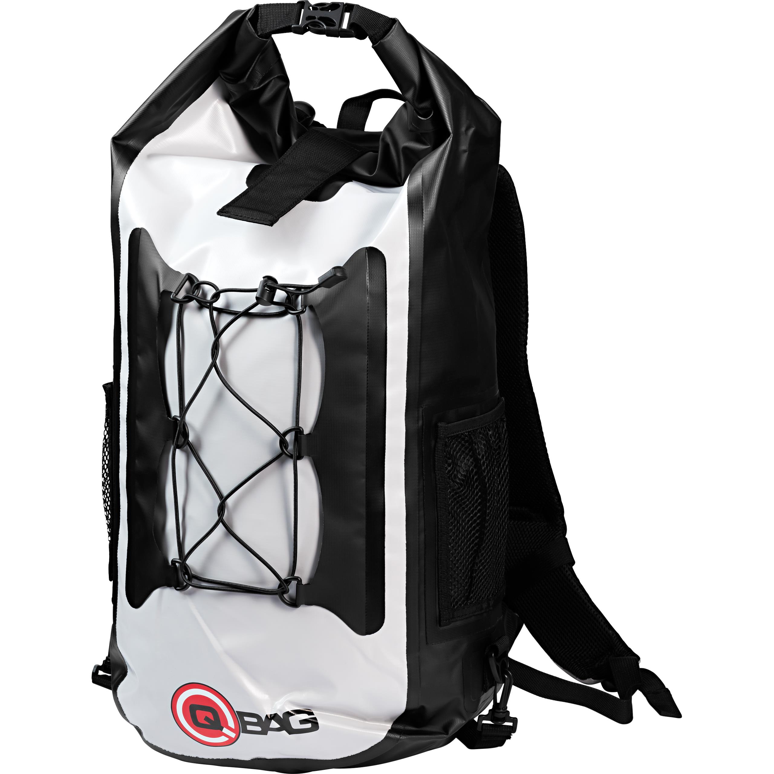 QBag Rucksack 05 wasserdicht bis zu 45 Liter Stauraum hellgrau - Motorradzubehör - Motorradgepäck