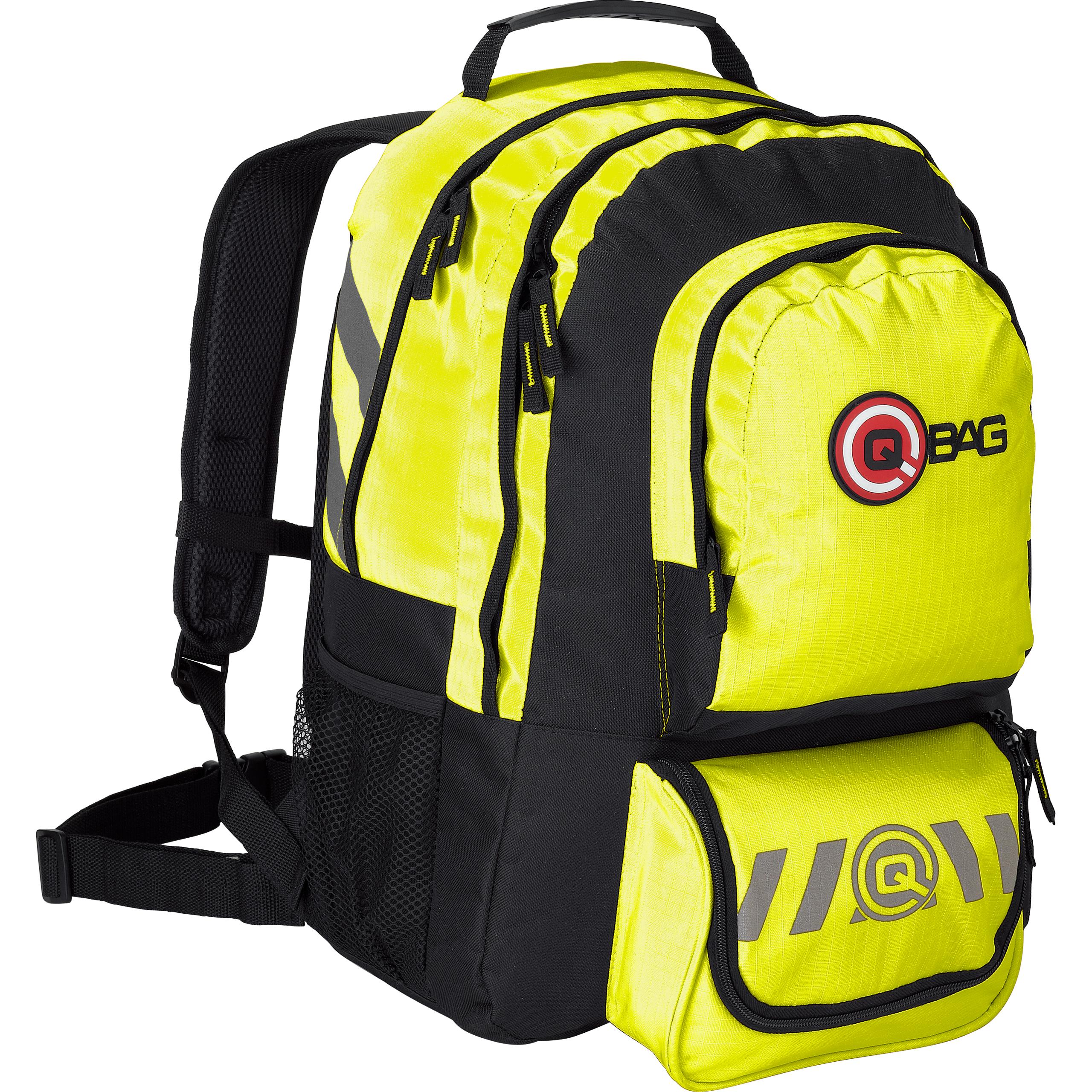 QBag Rucksack 10 32 Liter Stauraum neongelb - Motorradzubehör - Motorradgepäck