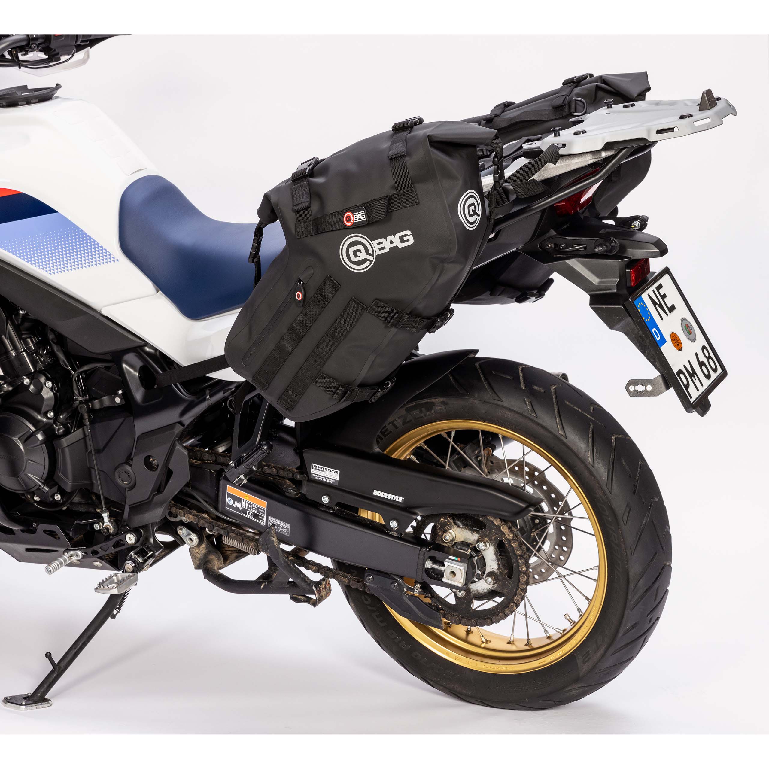 QBag Satteltaschenpaar Enduro wasserdicht 48 Liter - Motorradzubehör - Motorradgepäck