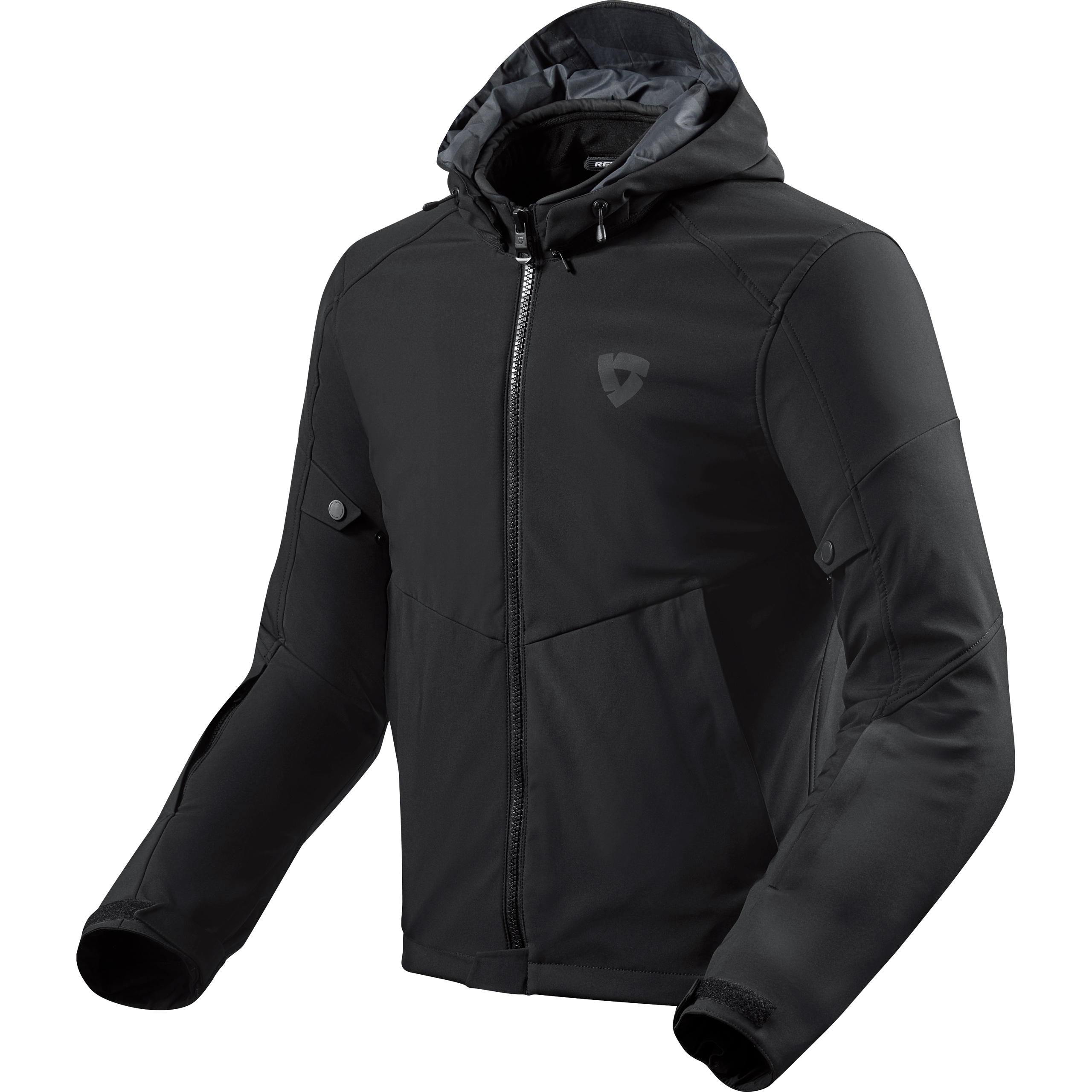REV'IT! Afterburn H2O Jacke schwarz L - Motorradbekleidung - Chopper Motorradbekleidung