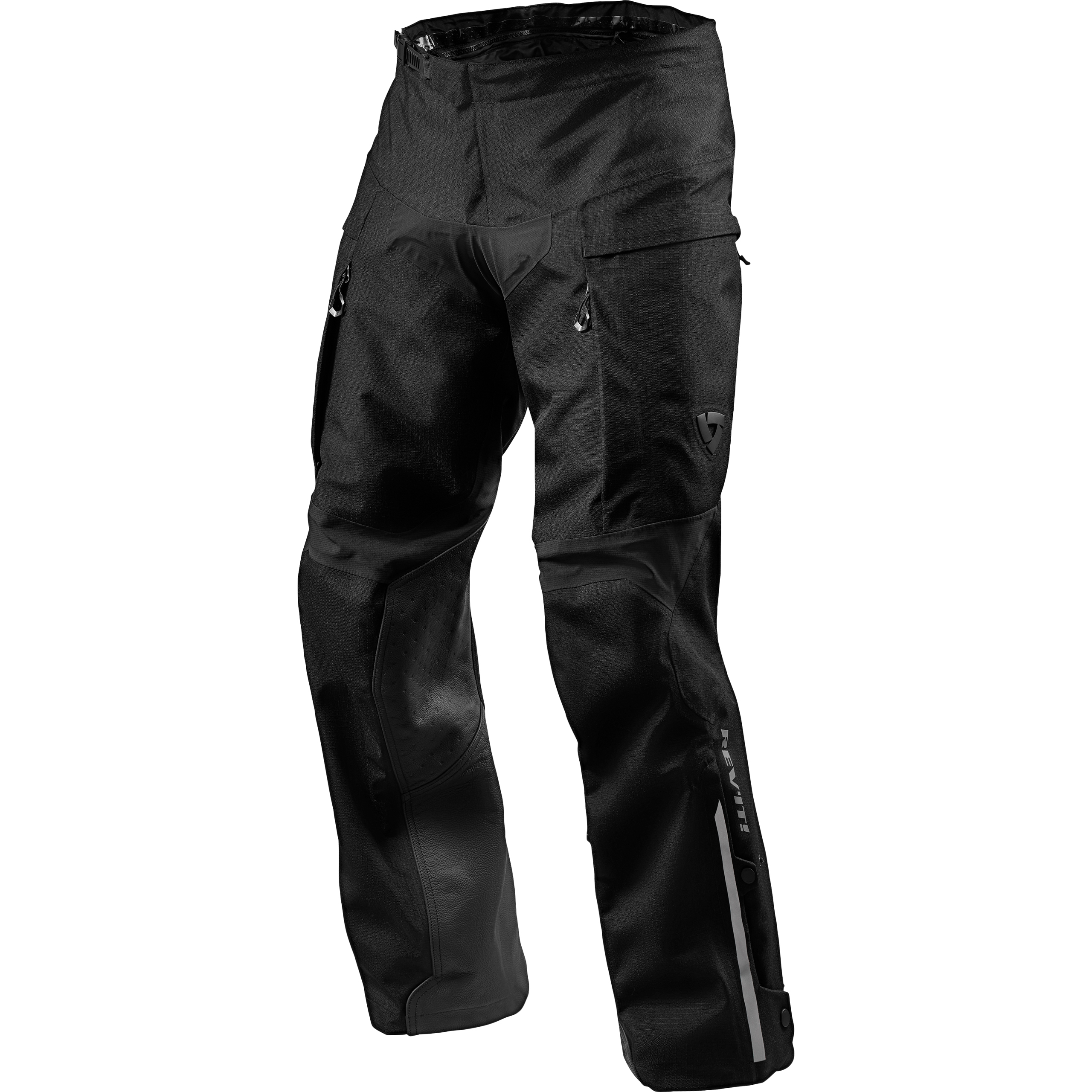 REV'IT! Component H2O Leder-/Textilhose schwarz L - Motorradbekleidung - Motorradhosen