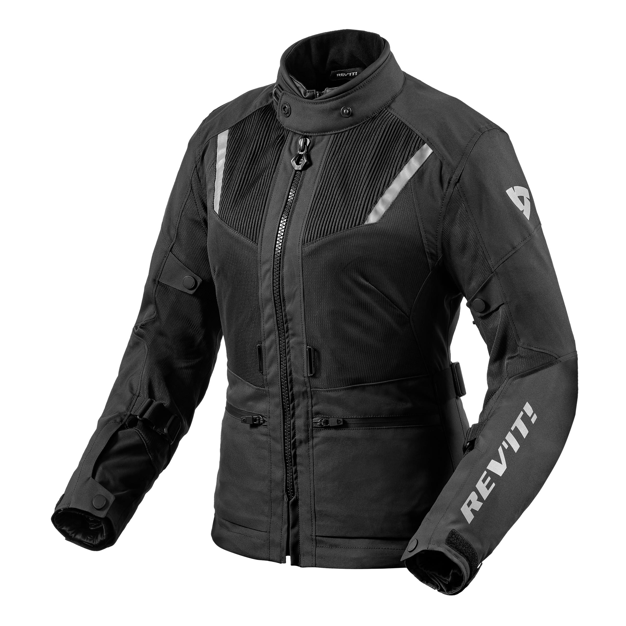 REV'IT! Levante 2 H2O Damen Textiljacke schwarz 36 - Motorradbekleidung - Motorradjacken