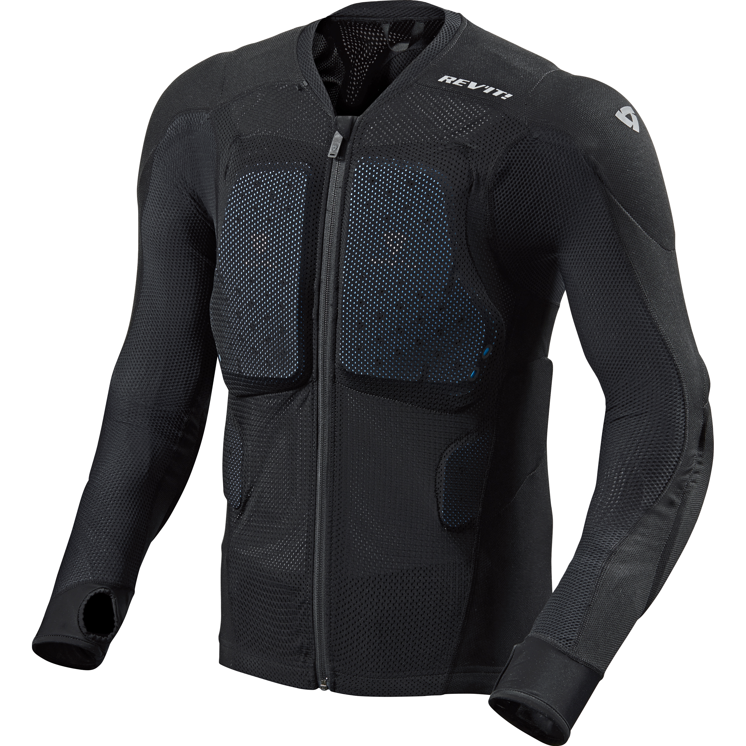 REV'IT! Proteus Protektorenjacke schwarz S - Motorradbekleidung - Protektoren & Sicherheit