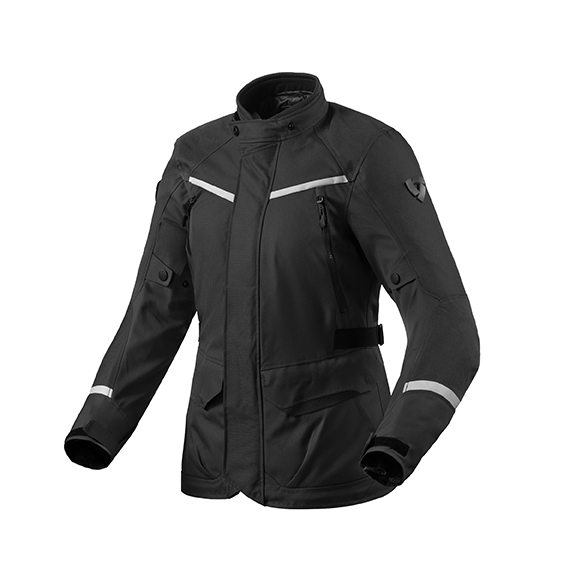 REV'IT! Voltiac 3 H2O Damen Textiljacke schwarz/silber 36 - Motorradbekleidung - Motorradjacken