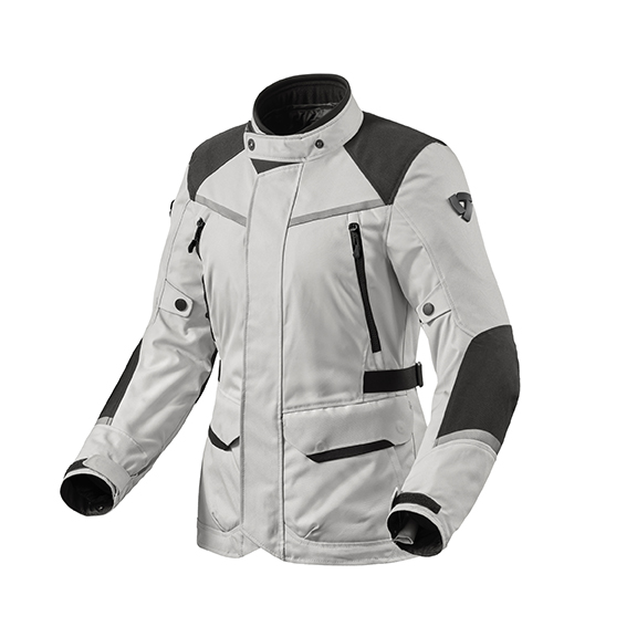 REV'IT! Voltiac 3 H2O Damen Textiljacke silber/schwarz 36 - Motorradbekleidung - Motorradjacken