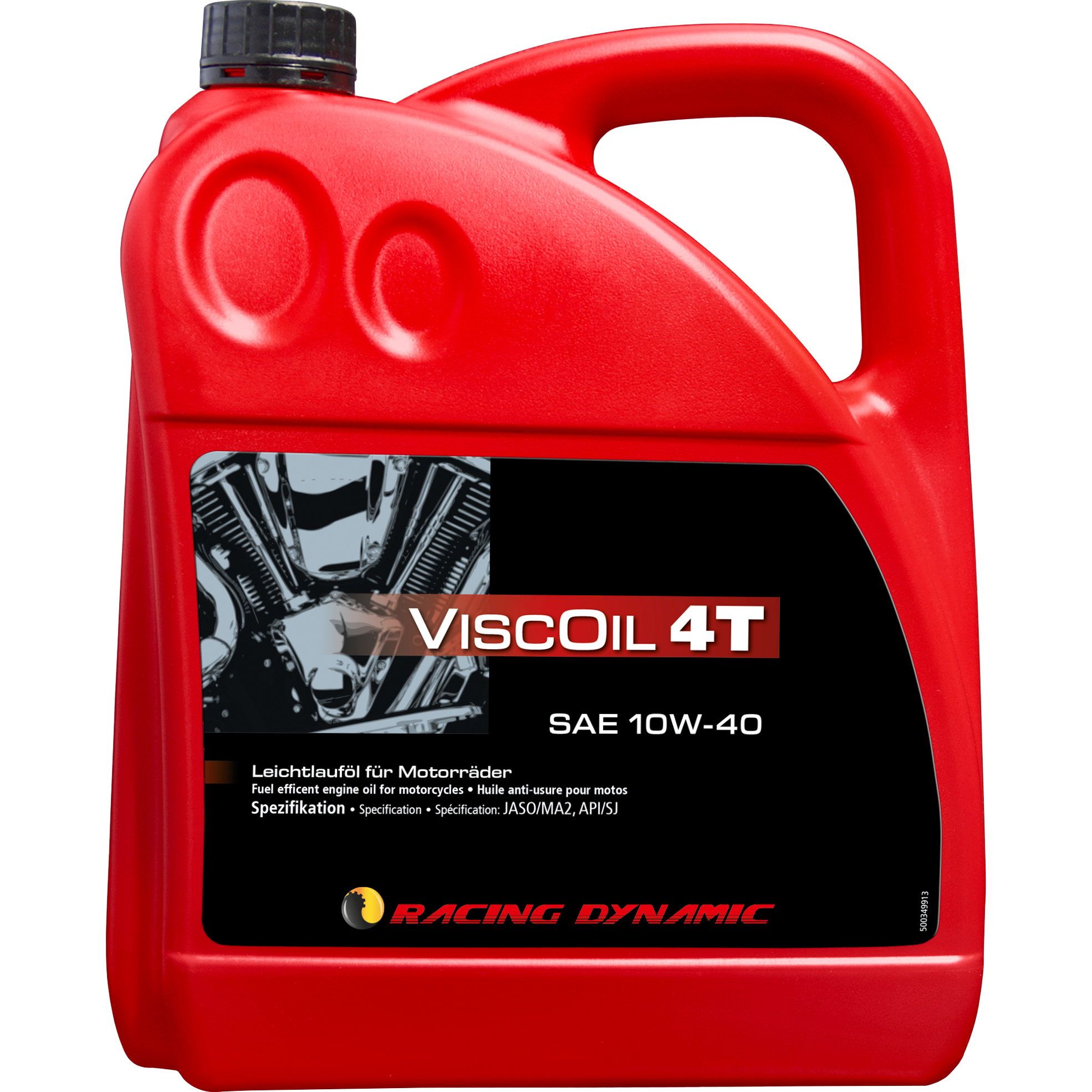 Racing Dynamic Motoröl Viscoil 4T SAE 10W-40 mineralisch 4000 ml - Motorradzubehör - Öle & Schmiermittel