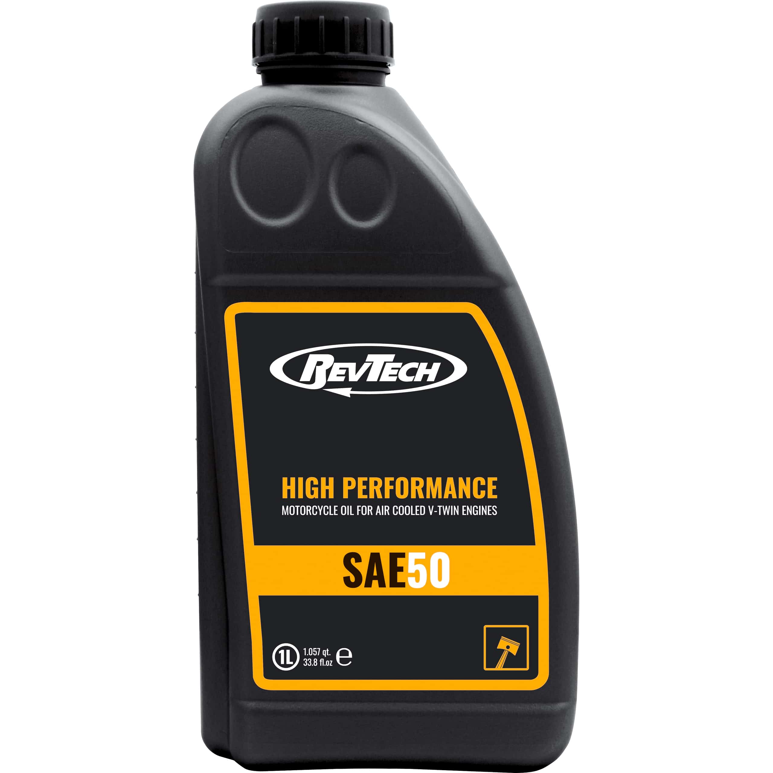 RevTech High Performance Einbereichs-Motoröl SAE 50 1000 ml - Motorradzubehör - Öle & Schmiermittel