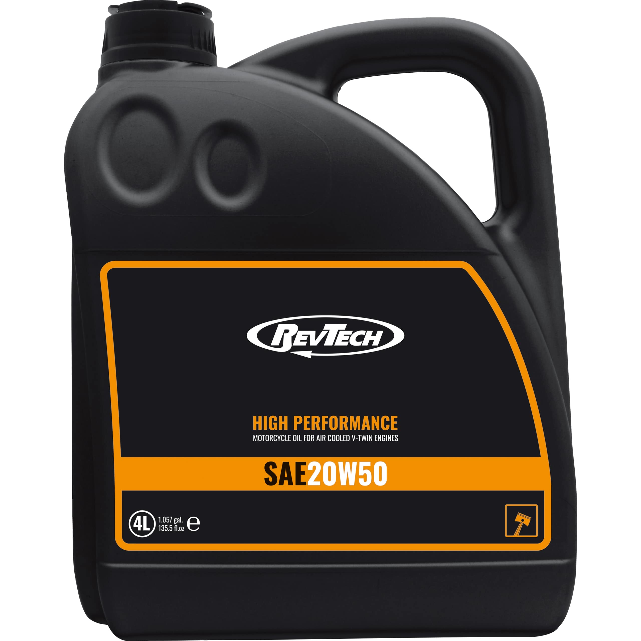 RevTech High Performance Motoröl SAE 20W50 4000 ml - Motorradzubehör - Öle & Schmiermittel