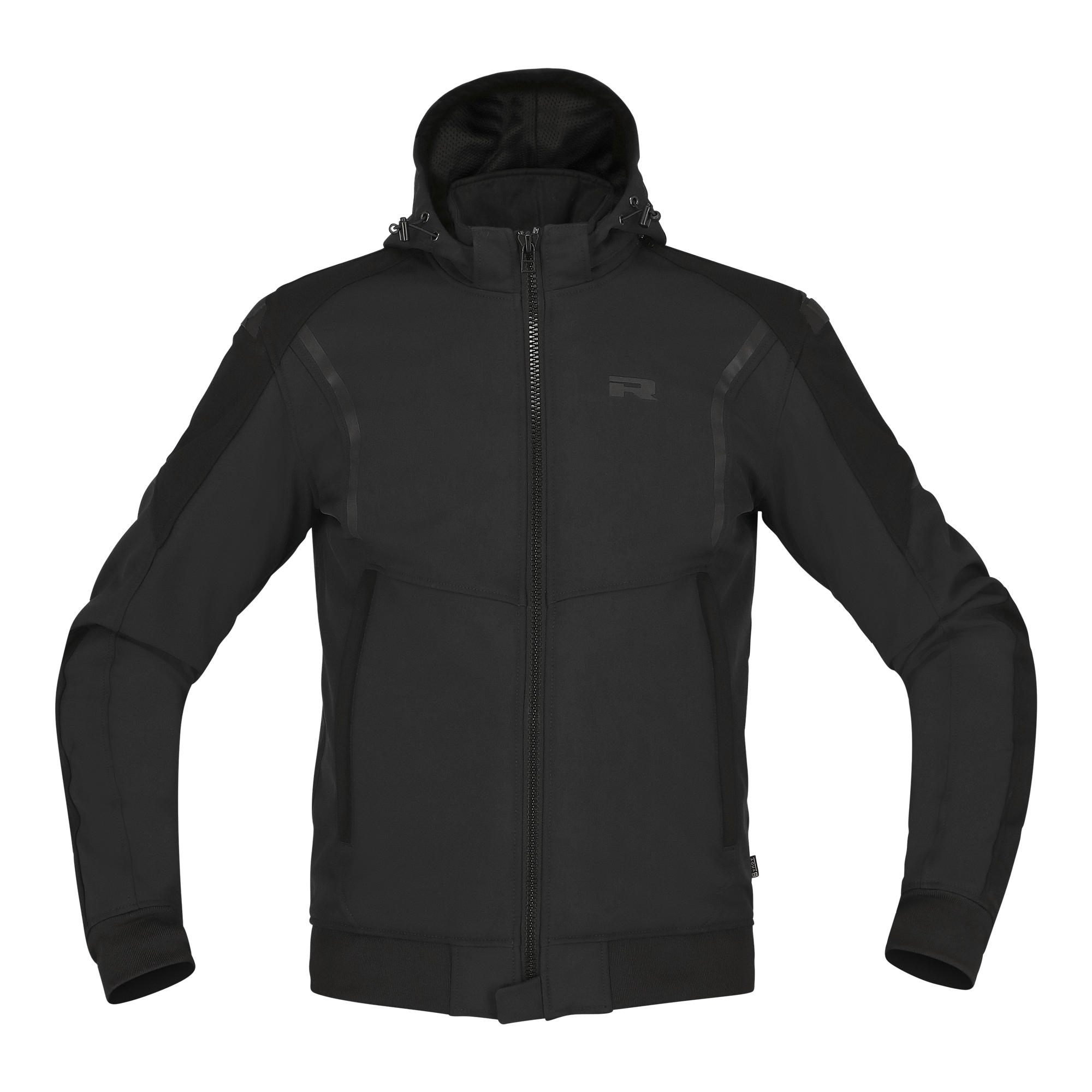 Richa Atomic 2 Hoodie WP schwarz/dunkelgrau M - Motorradbekleidung - Motorradjacken