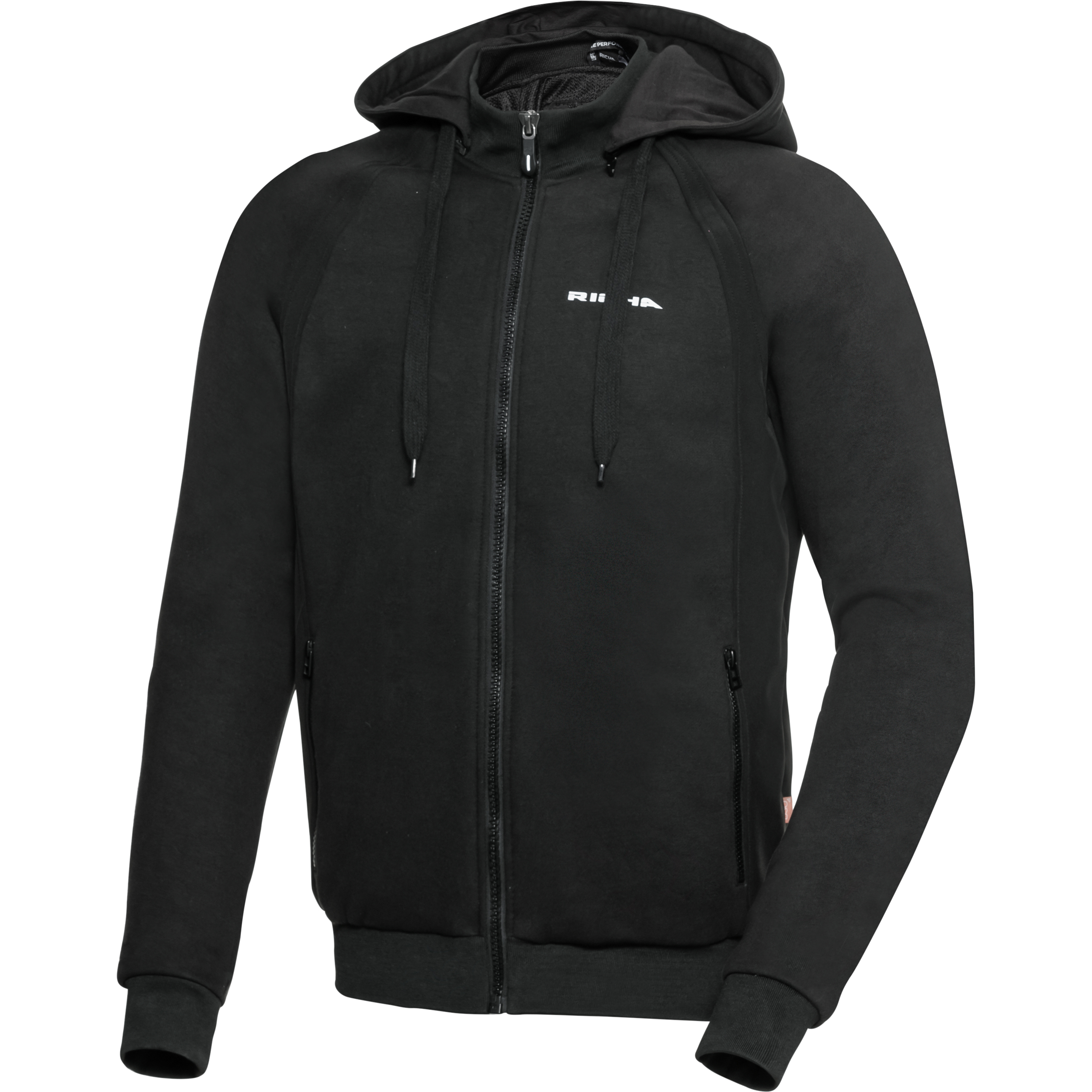 Richa Compton Hoodie schwarz M - Motorradbekleidung - Motorradjacken