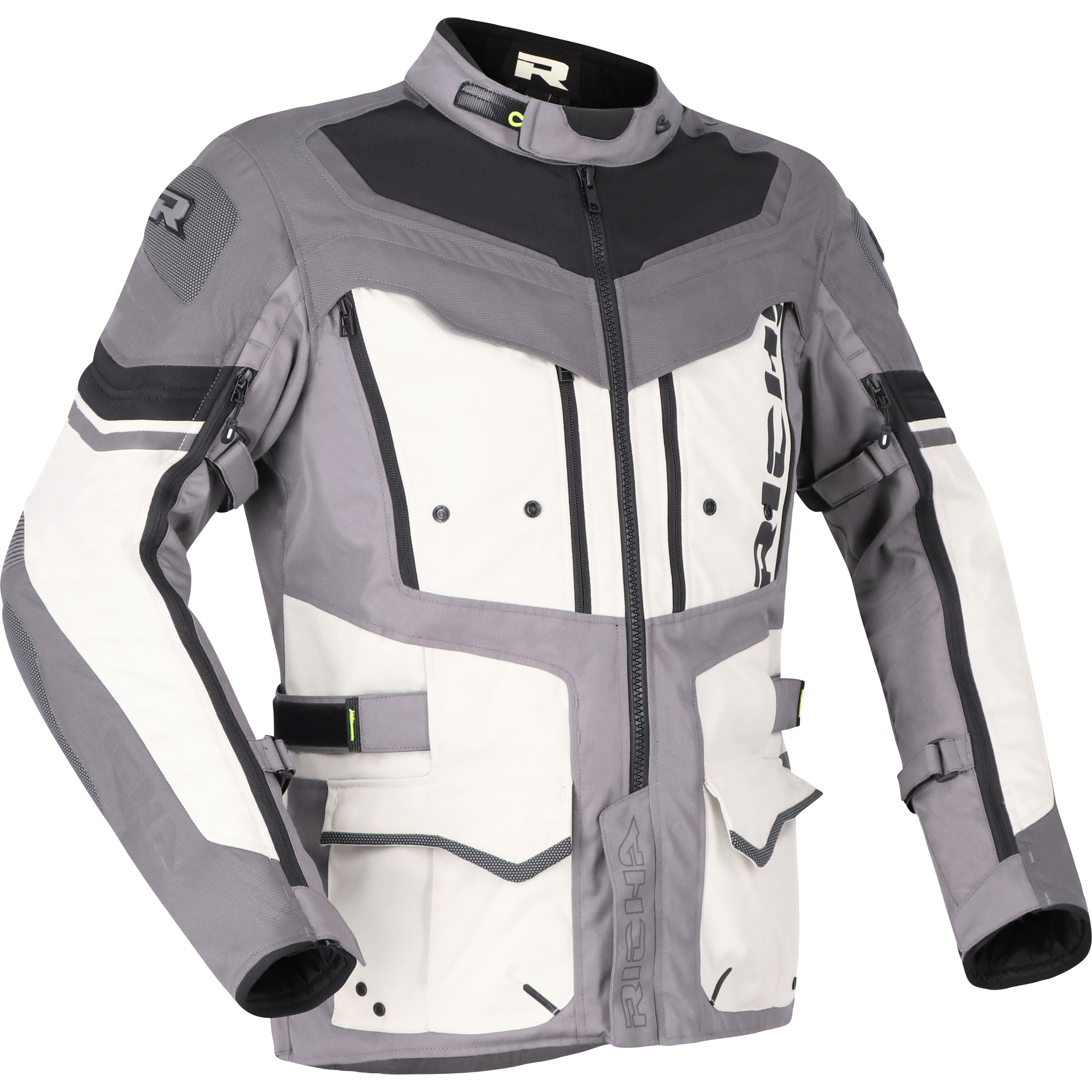 Richa Infinity 2 Adventure Textiljacke dunkelgrau/hellgrau M - Motorradbekleidung - Motorradjacken