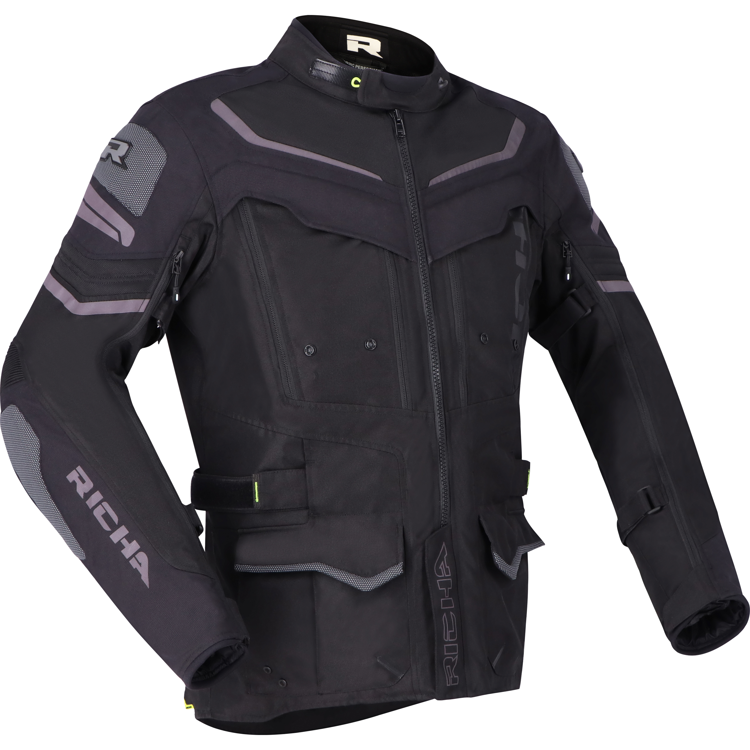 Richa Infinity 2 Adventure Textiljacke schwarz M - Motorradbekleidung - Motorradjacken