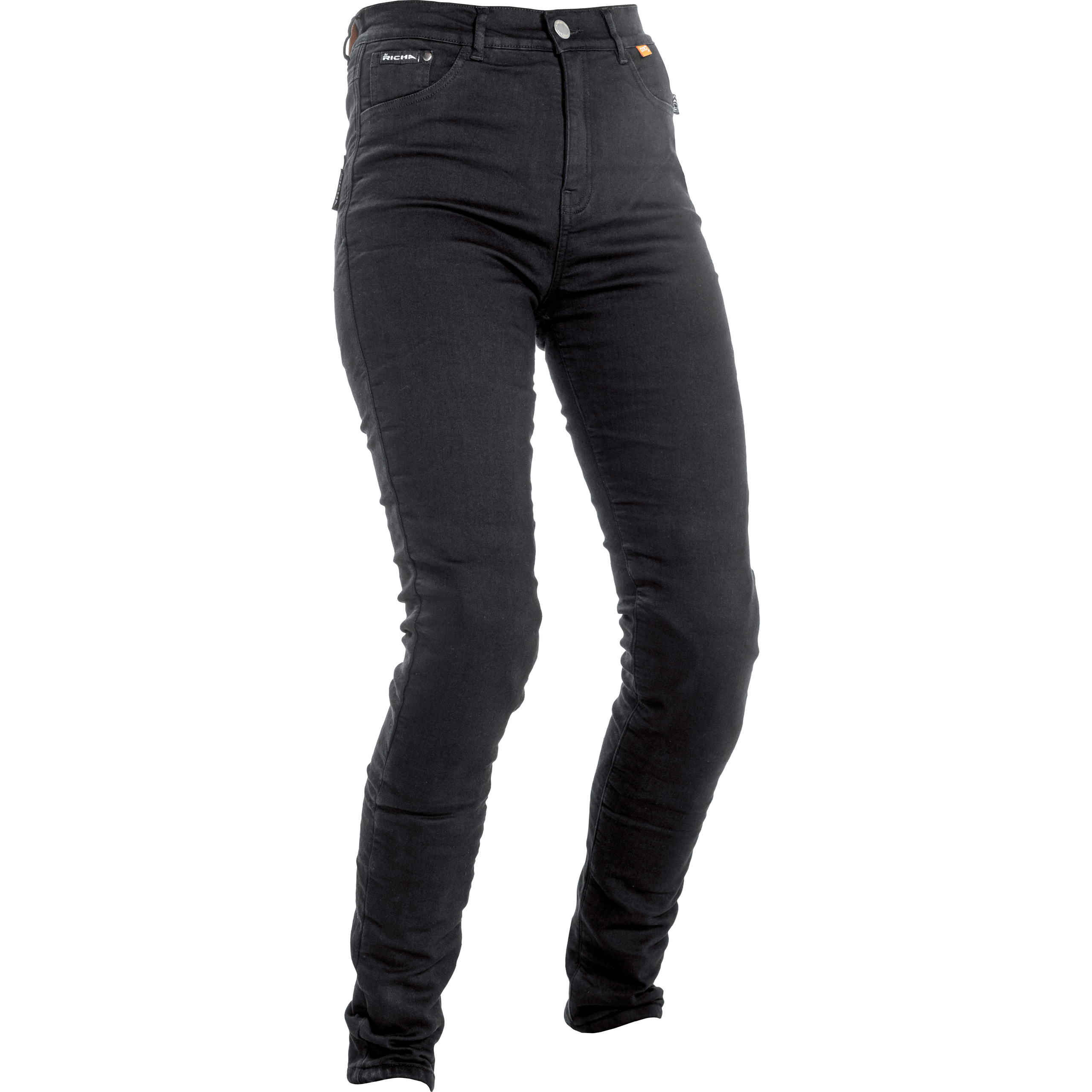 Richa Jeggings Damen Textilhose kurz schwarz 32 - Motorradbekleidung - Chopper Motorradbekleidung