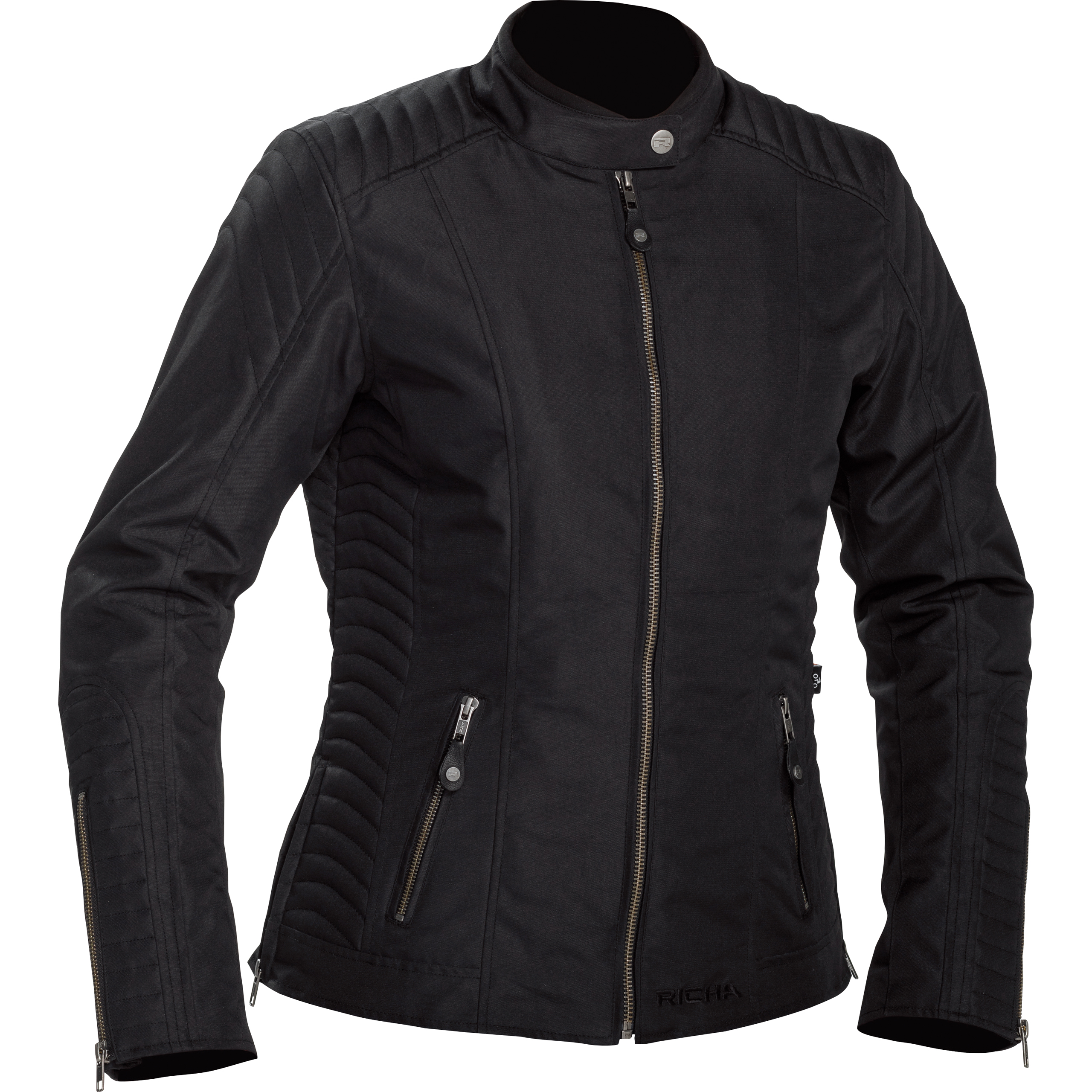 Richa Lausanne Damen Textiljacke schwarz S - Motorradbekleidung - Motorradjacken