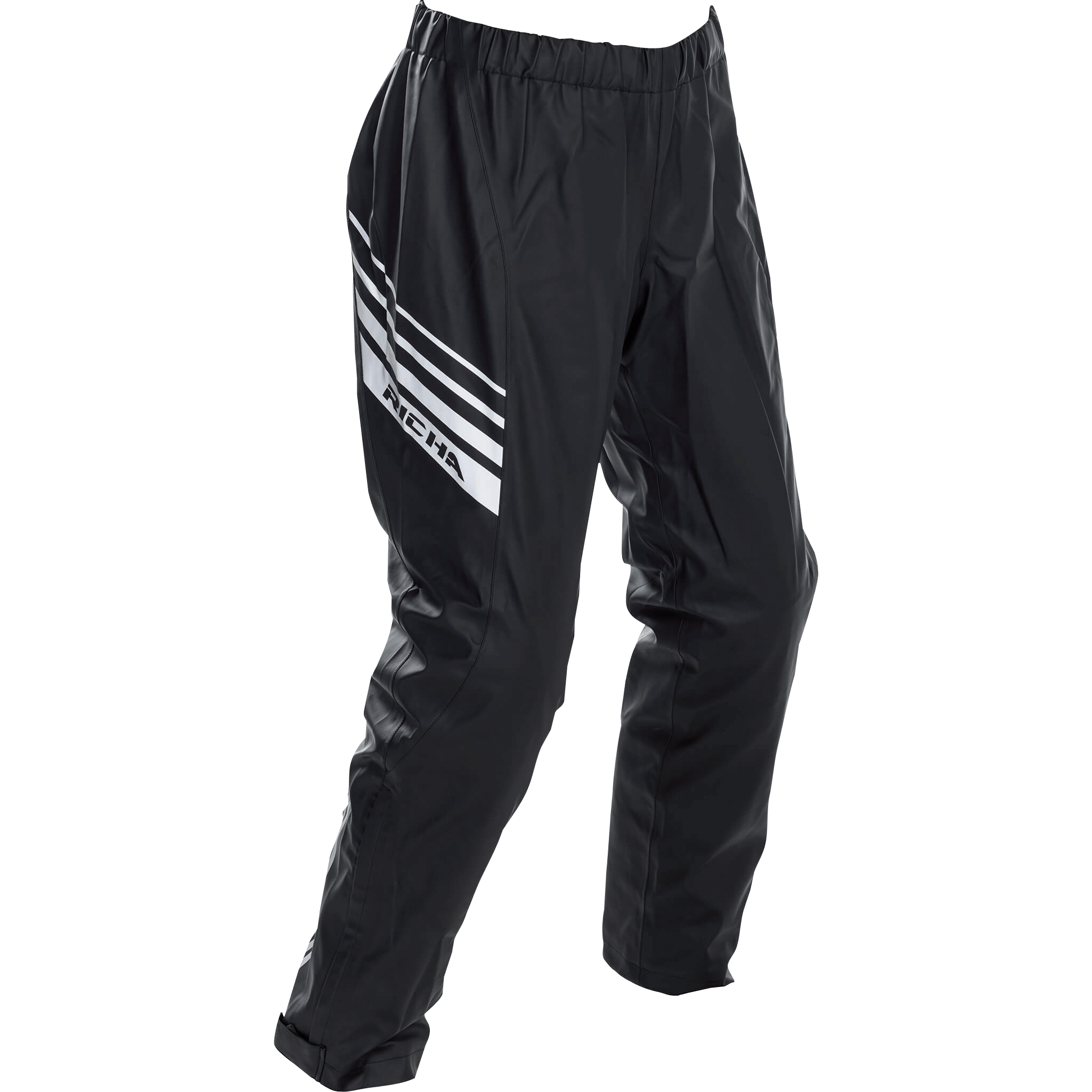 Richa Rain Stretch Regenhose schwarz XXL - Motorradbekleidung - Wetterschutzkleidung