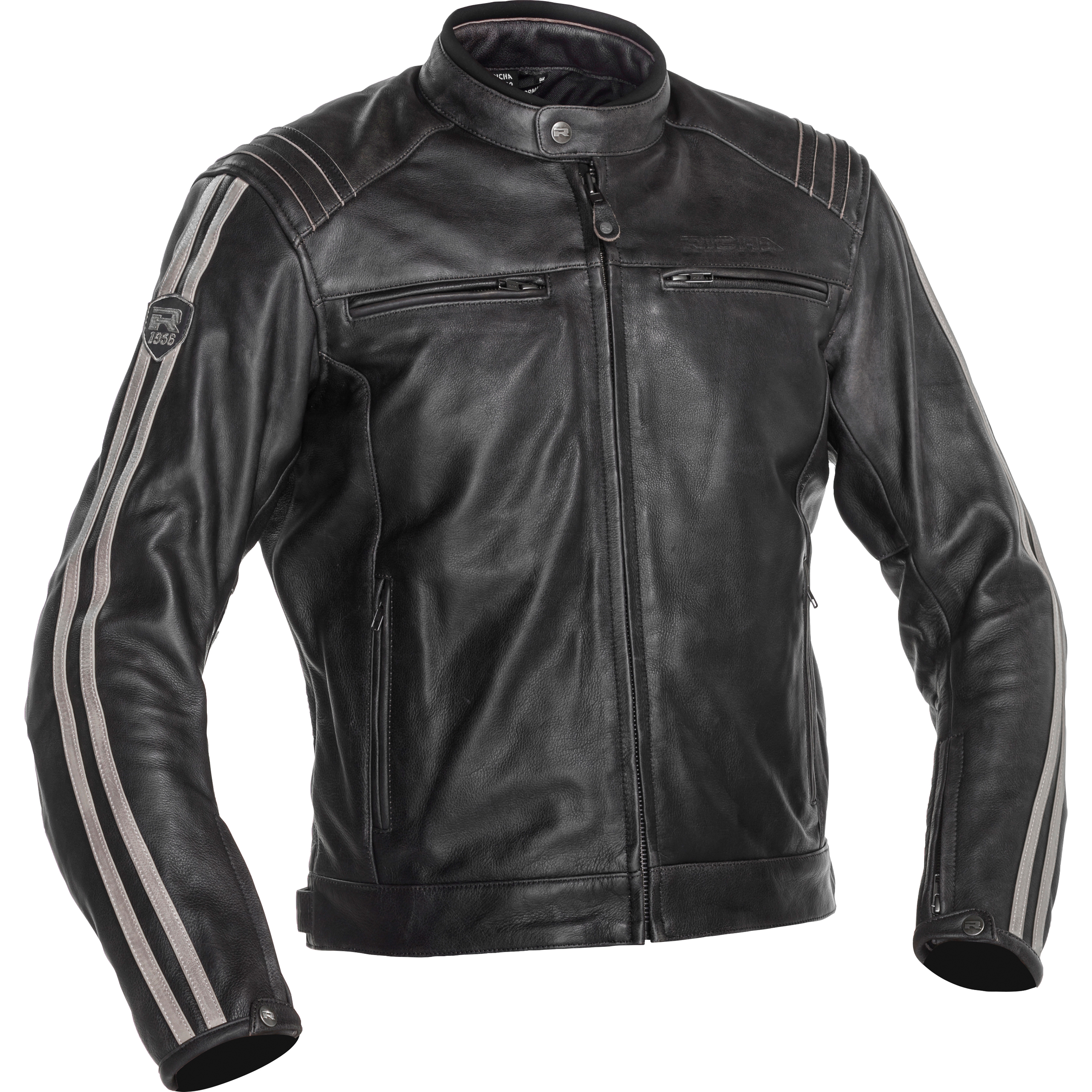 Richa Retro Racing 3 Lederjacke braun 48 - Motorradbekleidung - Motorradjacken