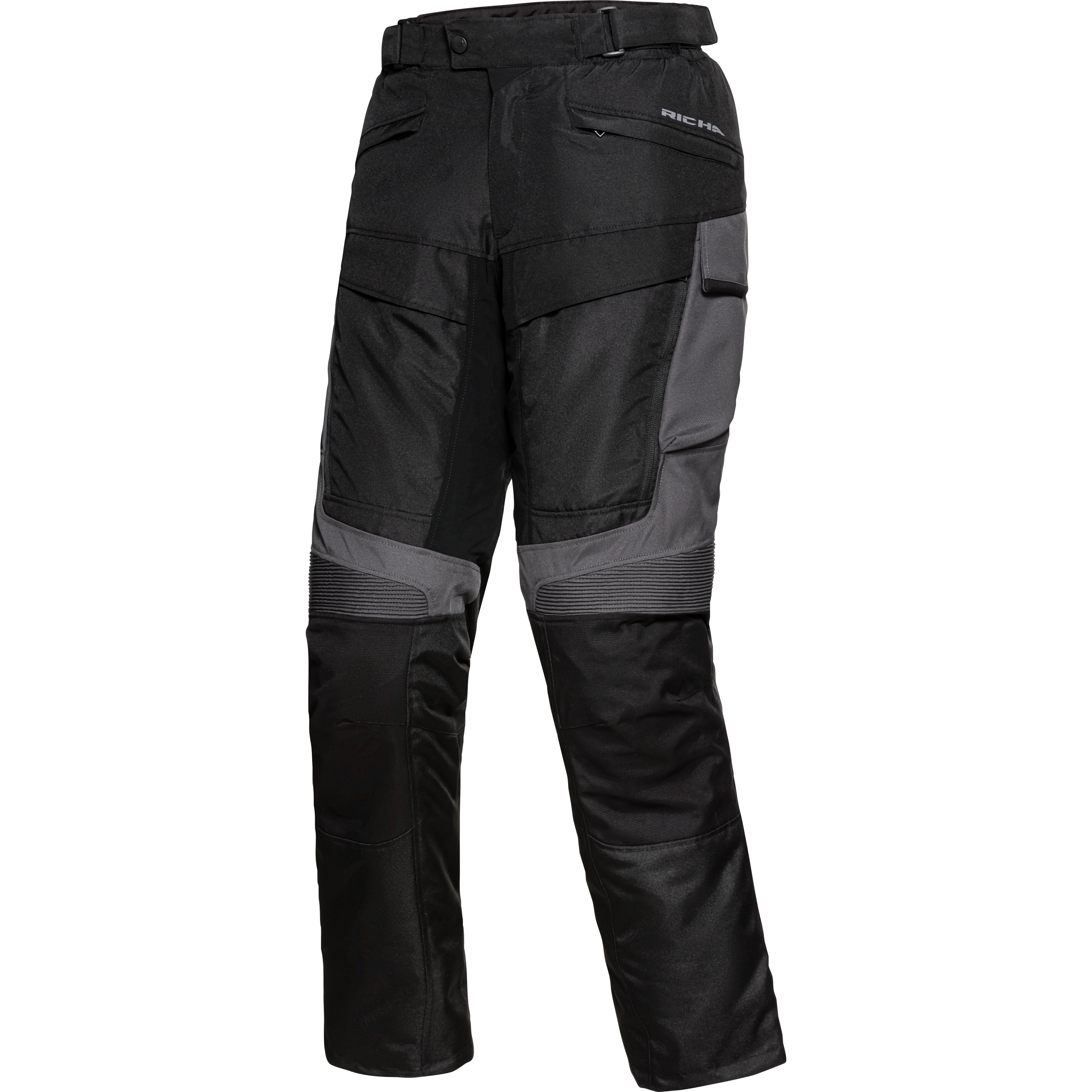 Richa Touareg V2 Adv. Textilhose schwarz/dunkelgrau XL - Motorradbekleidung - Touring Motorradbekleidung
