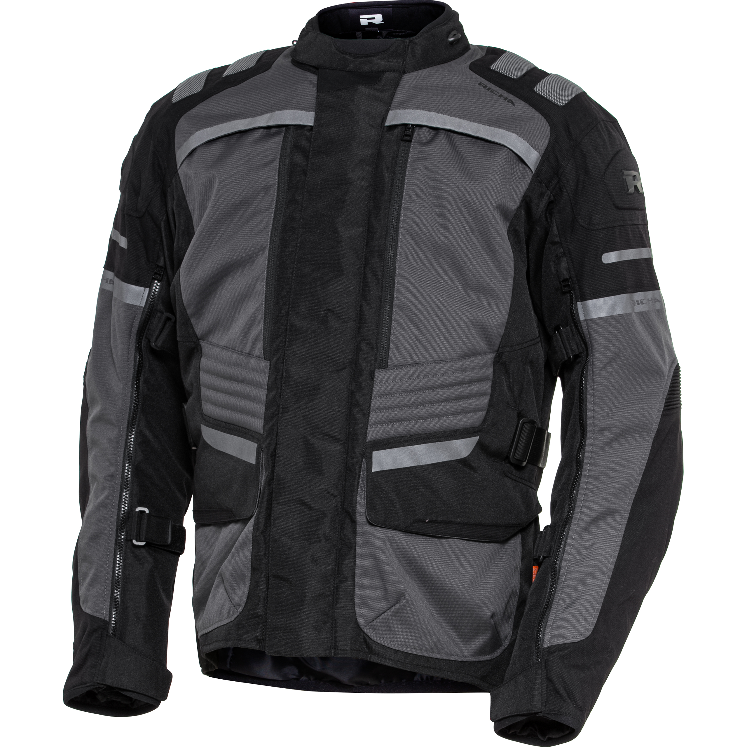 Richa Touareg V2 Adv. Textiljacke schwarz/dunkelgrau XXL - Motorradbekleidung - Motorradjacken