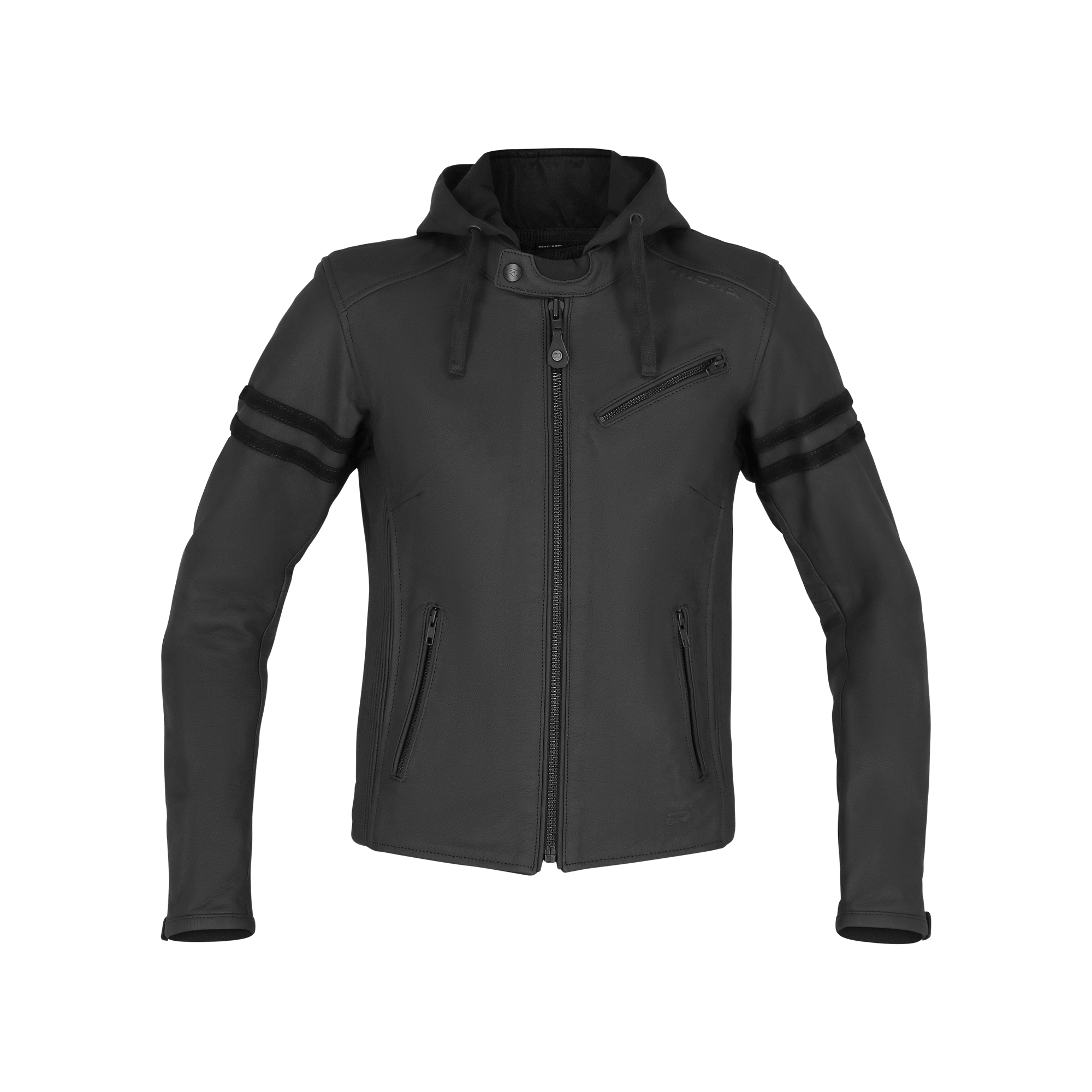 Richa Toulon Damen Lederjacke Black Edition schwarz 36 - Motorradbekleidung - Motorradjacken