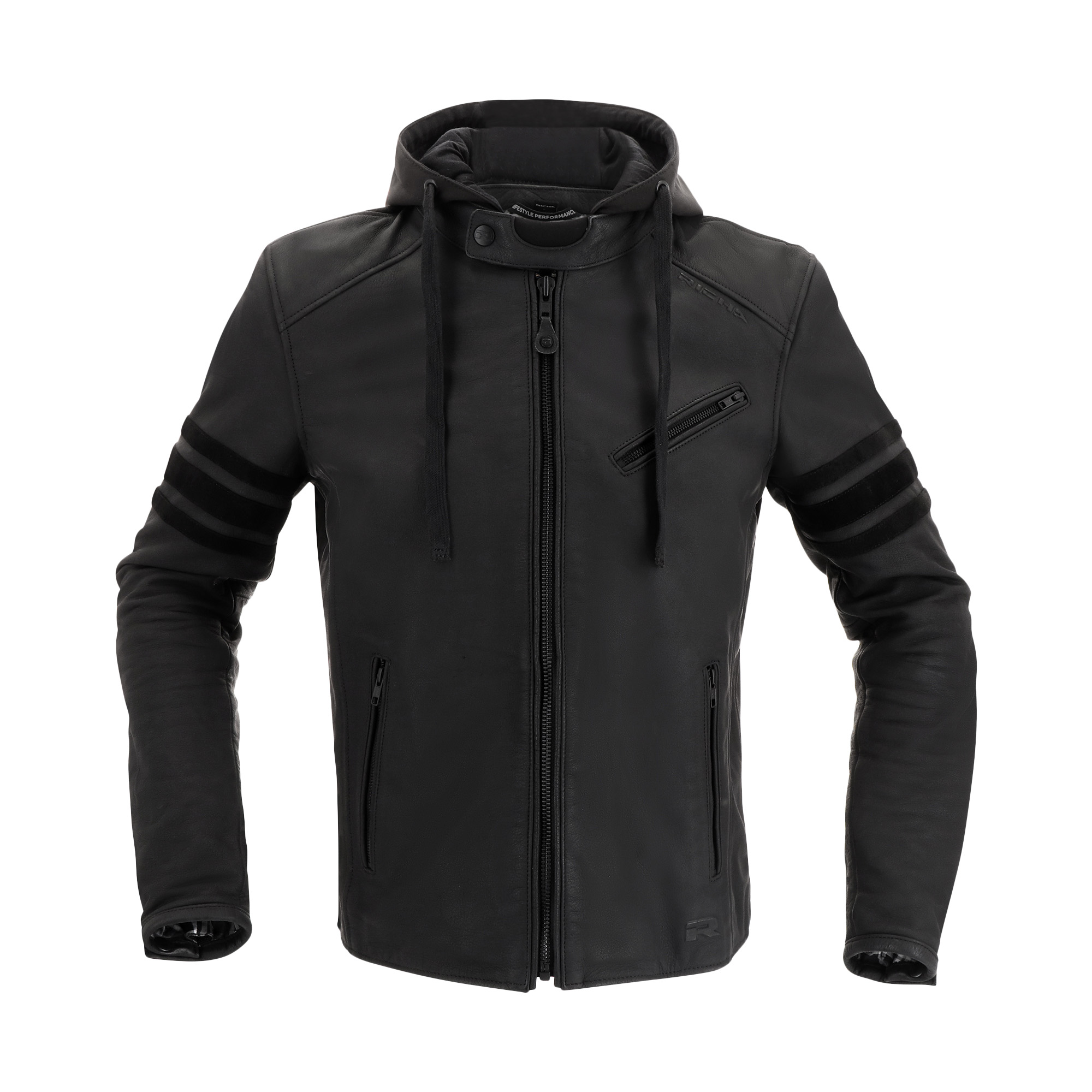 Richa Toulon Lederjacke Black Edition schwarz 52 - Motorradbekleidung - Motorradjacken