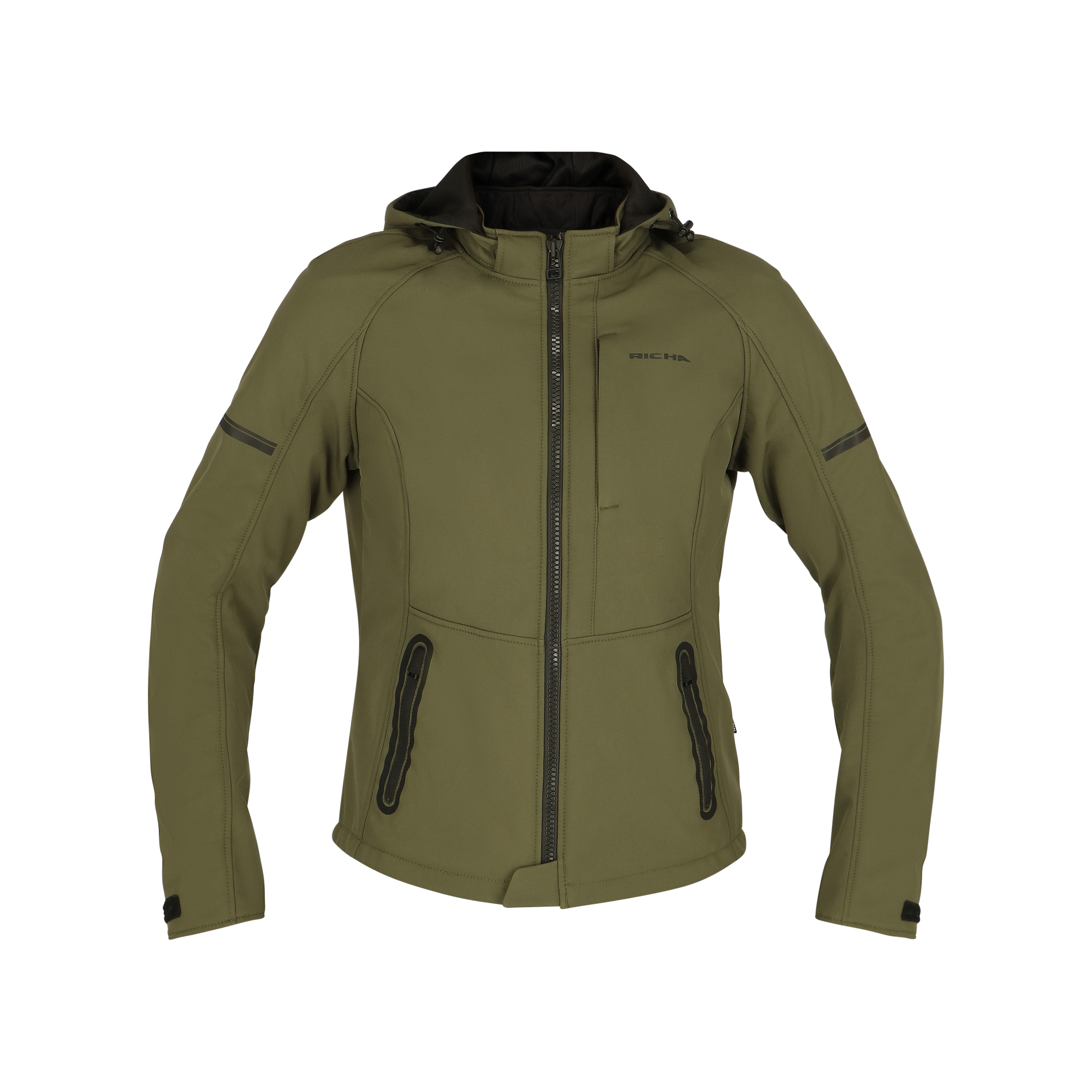 Richa Vanquish 2 Damen Motorradjacke olivgrün M - Motorradbekleidung - Motorradjacken