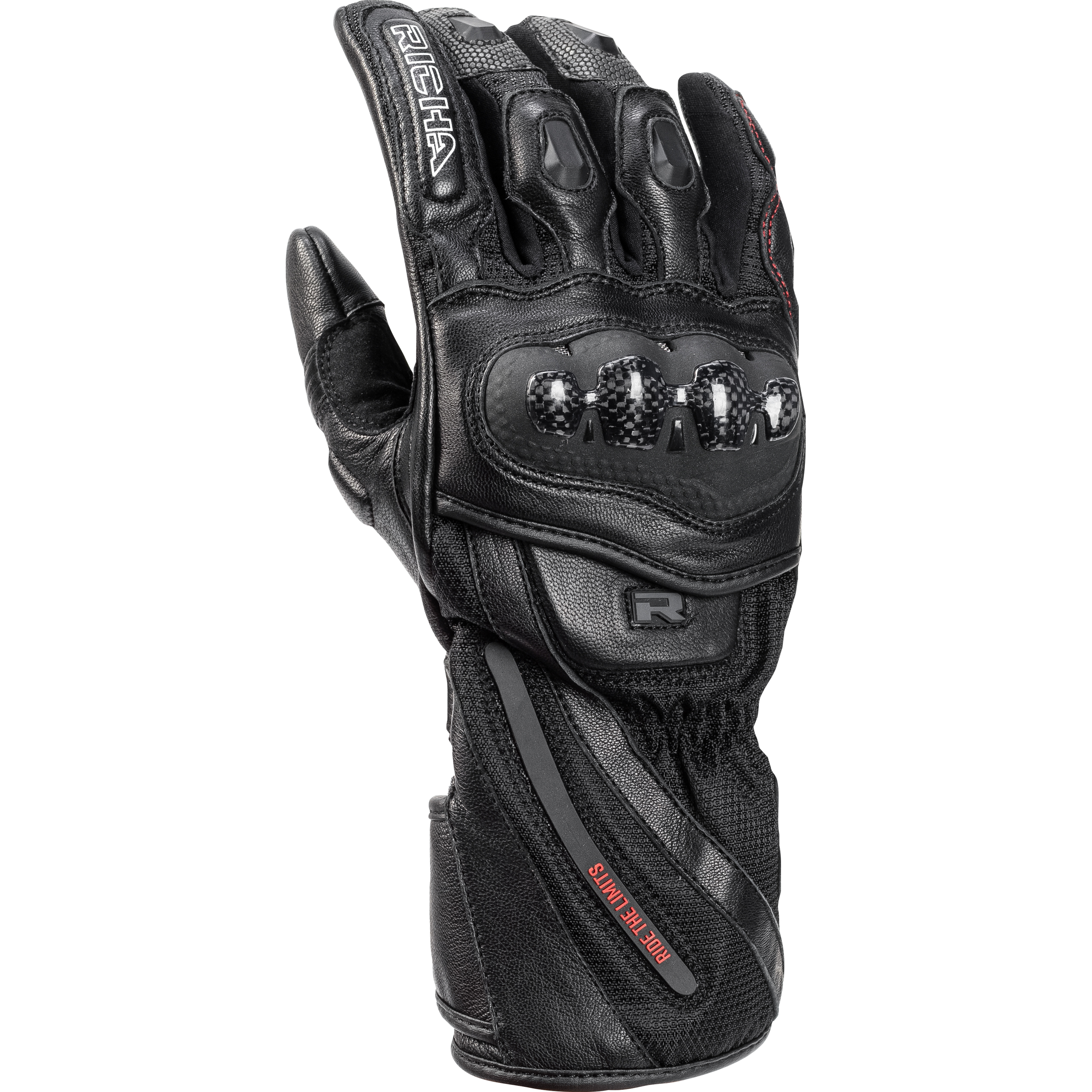 Richa Warrior V1.1 Handschuh schwarz M - Motorradbekleidung - Motorradhandschuhe