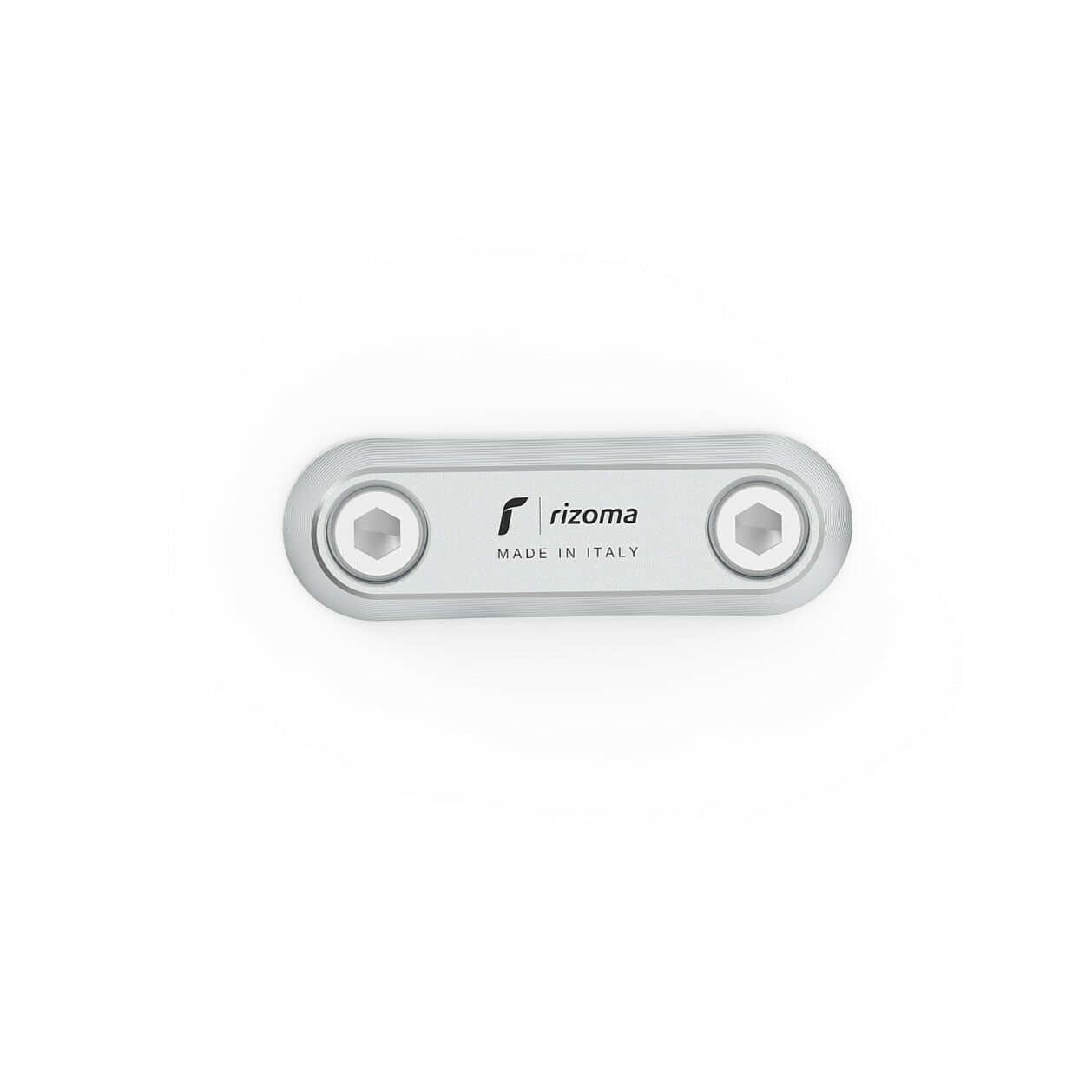 Rizoma Abdeckung für Haltegriffloch ZVP021A silber für Vespa - Motorradteile & Ersatzteile - Verkleidungen & Abdeckungen