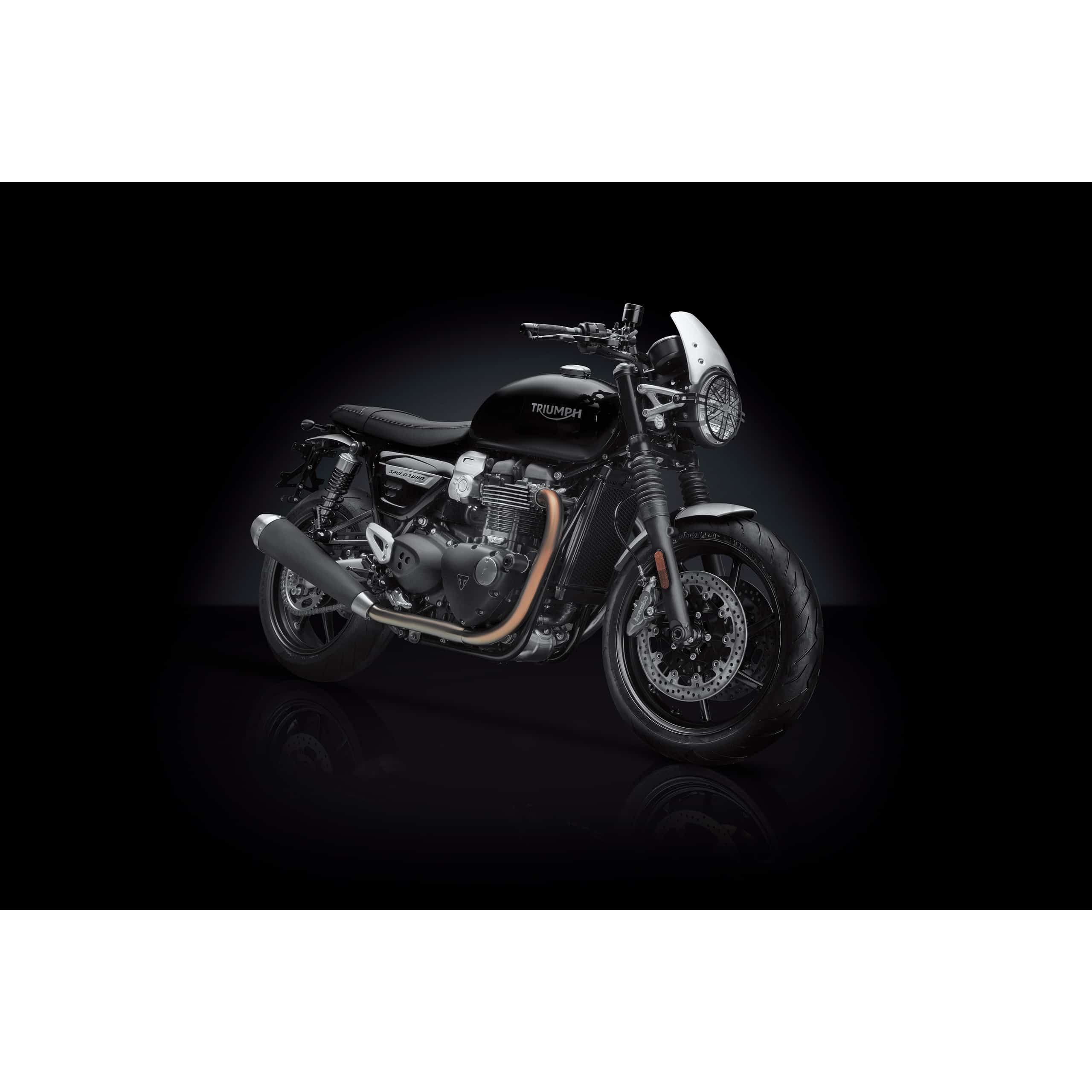 Rizoma Anbausatz für Windschild CF010 ZTH062B für Speed Twin 1200 - Motorradteile & Ersatzteile - Anbauteile