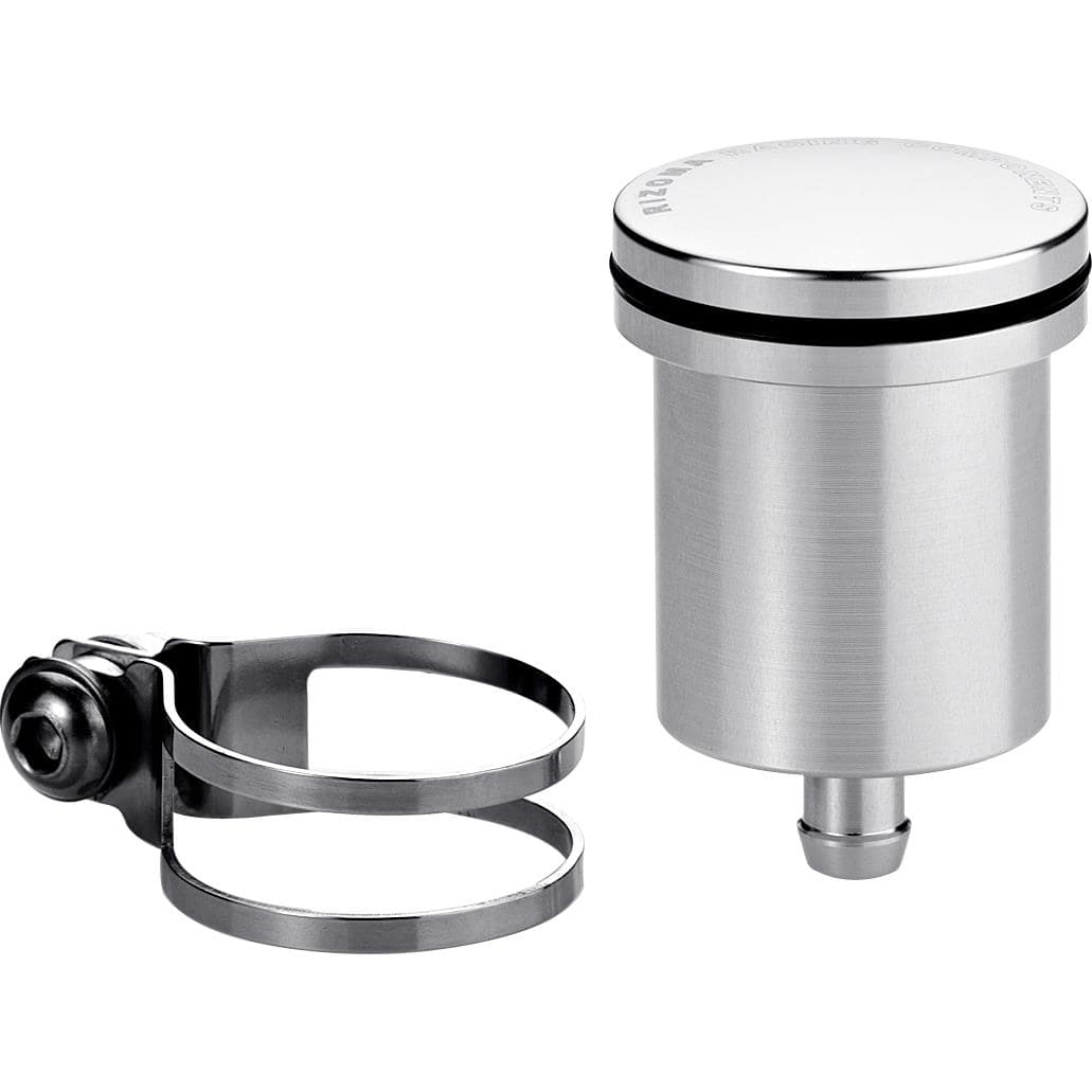 Rizoma Ausgleichsbehälter Alu 12ml ohne Fenster CT015A silber - Motorradteile & Ersatzteile - Bremsen