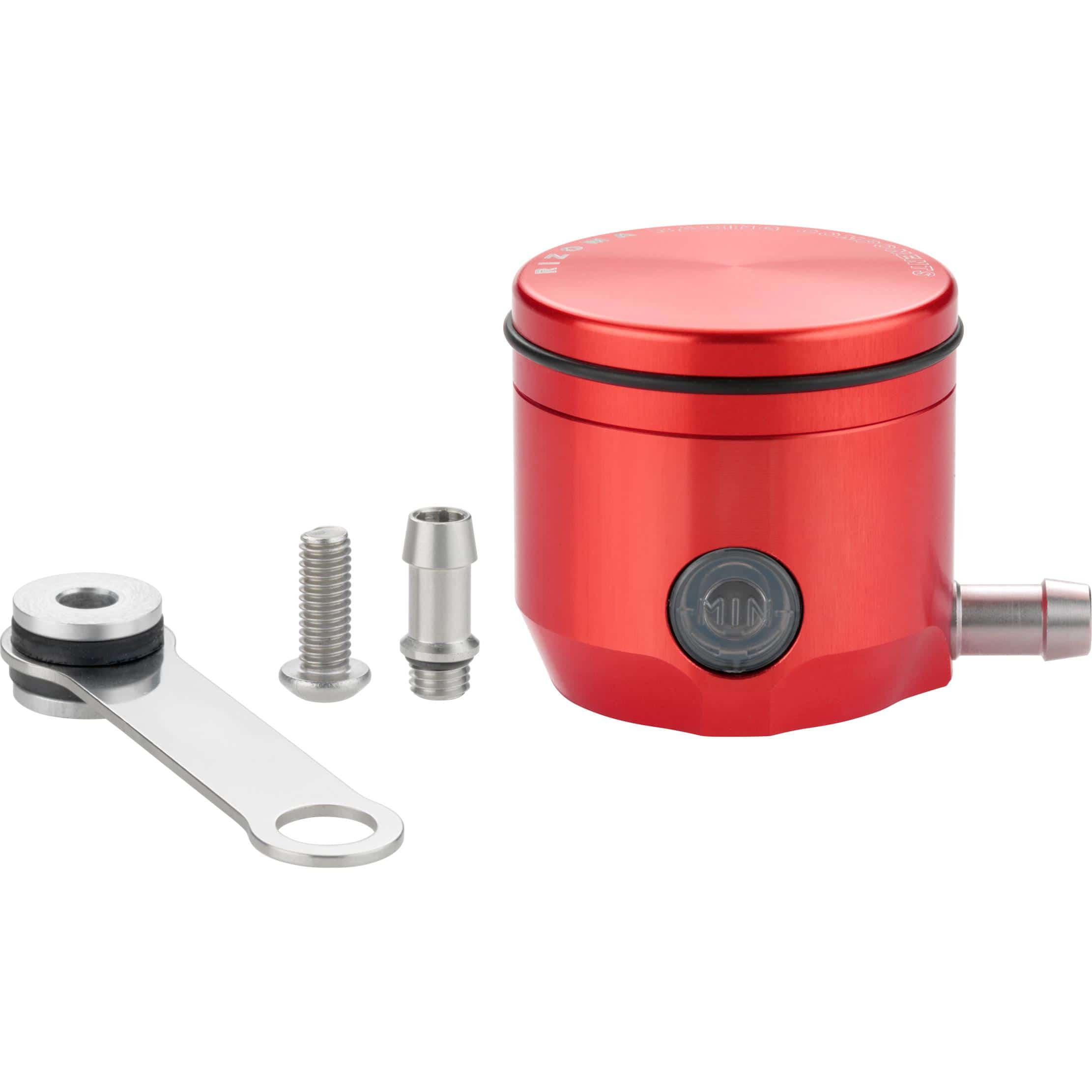 Rizoma Ausgleichsbehälter Alu 25ml rechts CT027R rot - Motorradteile & Ersatzteile - Bremsen