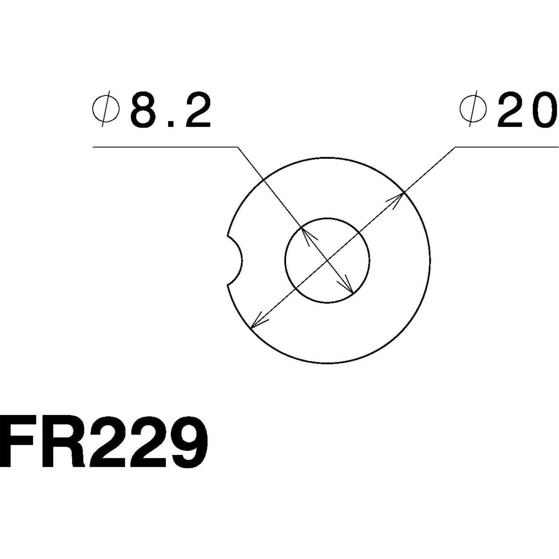 Rizoma Blinkeradaptersatz FR229B Ø20mm für Yamaha - Motorradteile & Ersatzteile - Beleuchtung