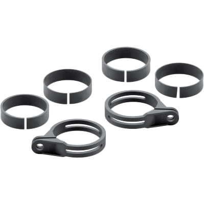 Rizoma Blinkeradaptersatz FR244B schwarz vorne für Ø50-55mm - Motorradteile & Ersatzteile - Beleuchtung