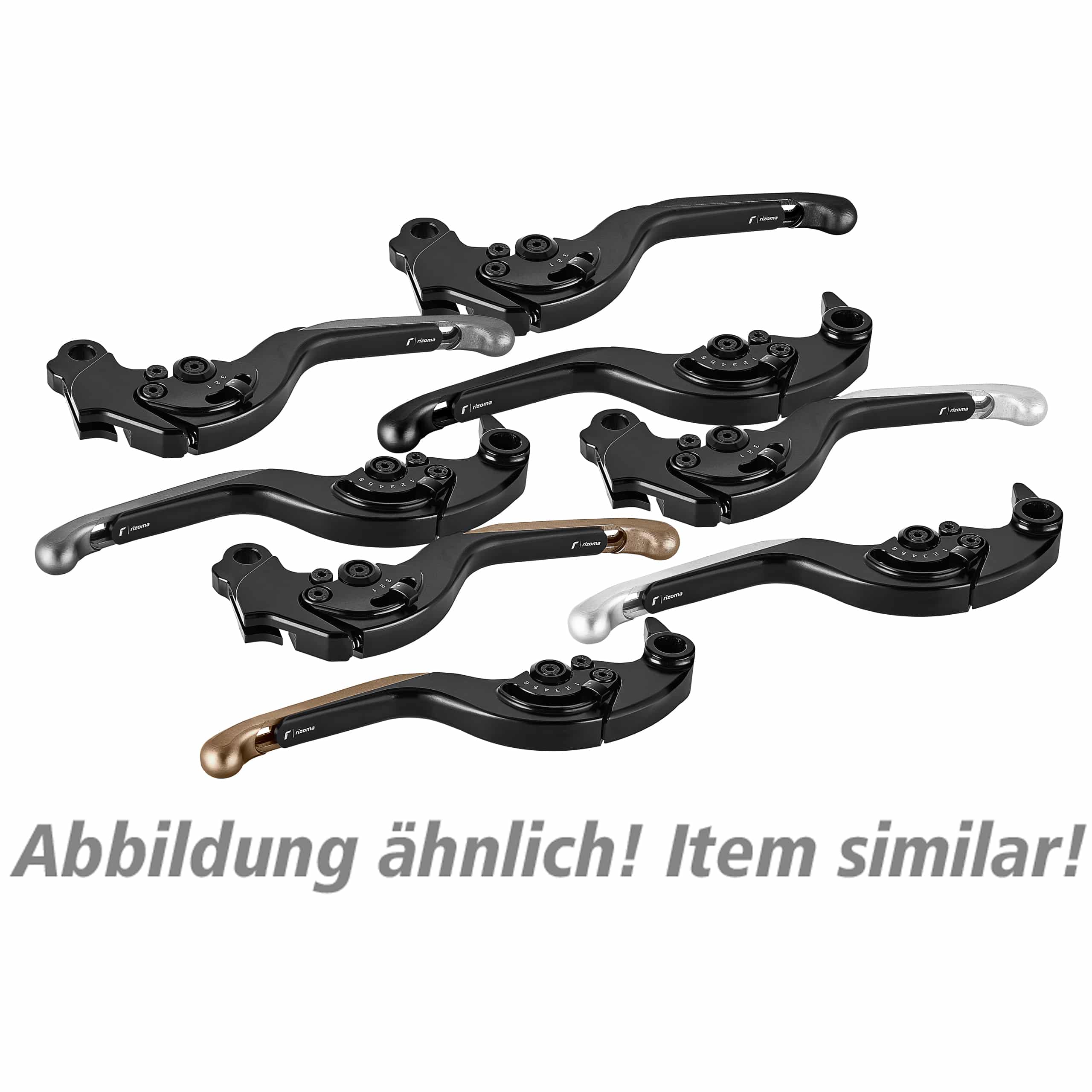 Rizoma Bremshebel einstellbar/breitenvariabel LBX301B schwarz - Motorradteile & Ersatzteile - Lenker