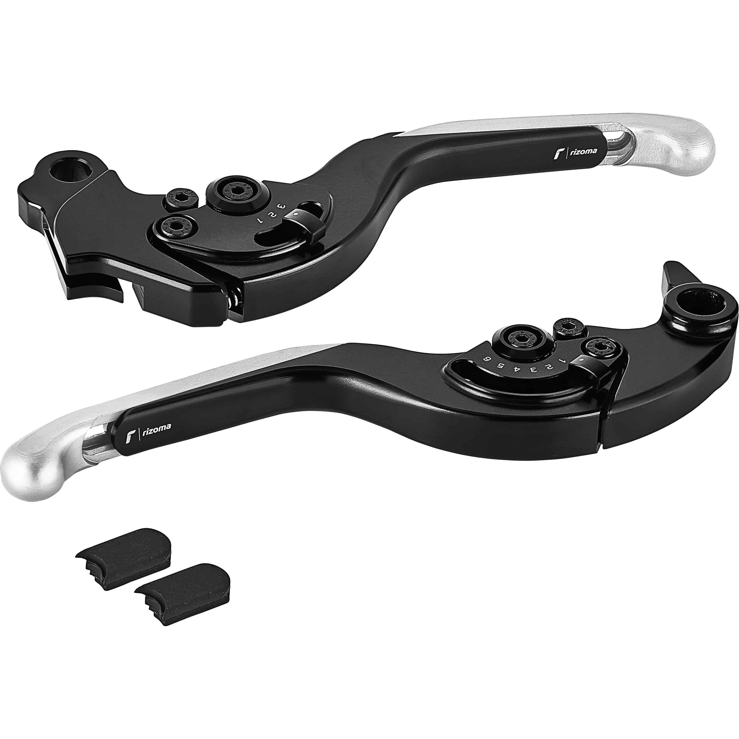 Rizoma Bremshebel einstellbar/breitenvariabel LBX500A silber - Motorradteile & Ersatzteile - Lenker